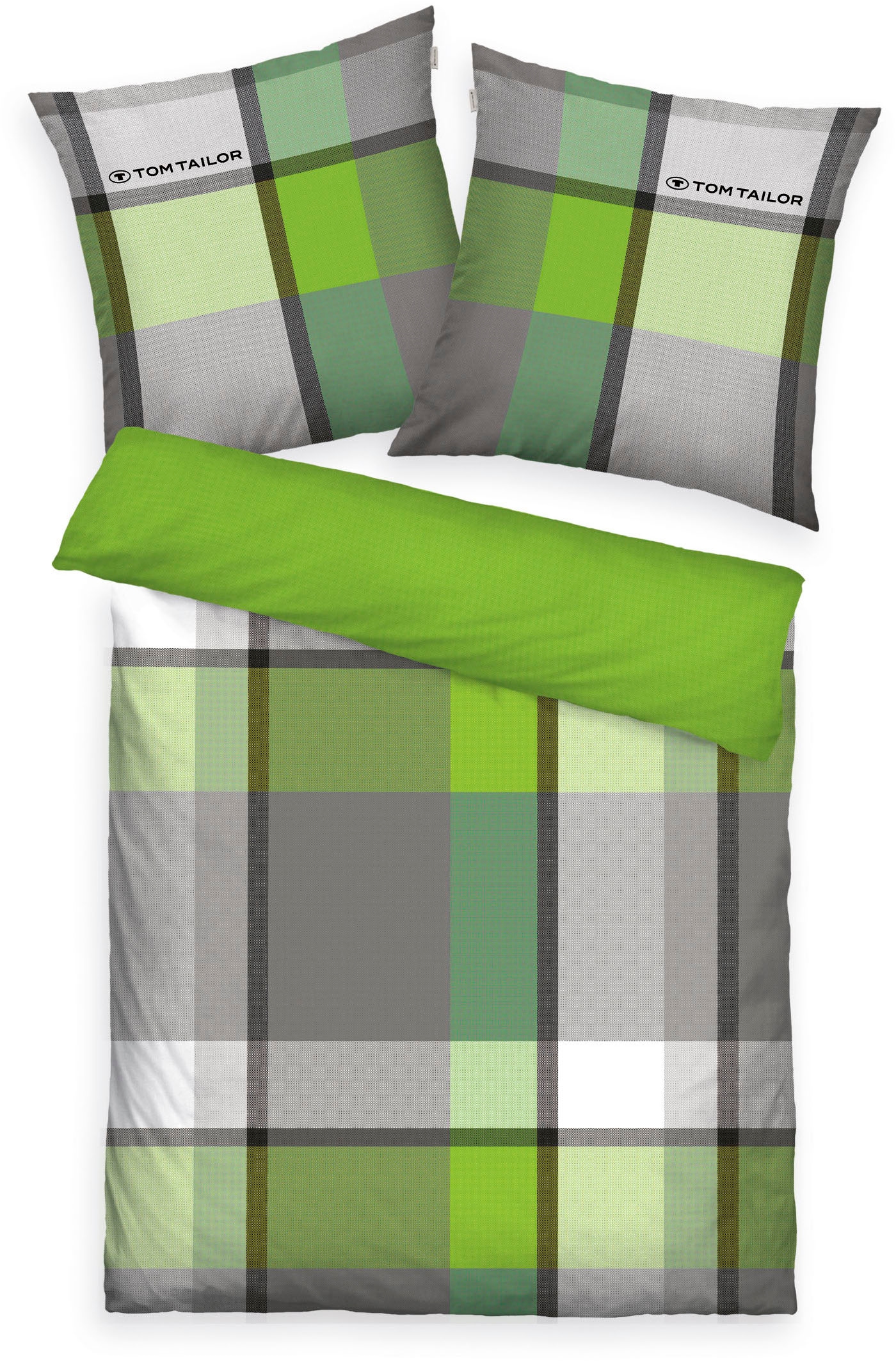 TOM TAILOR HOME Bettwäsche »Lenny in Gr. 135x200 oder 155x220 cm«, mit GRATIS-Zugabe: Kissenhülle