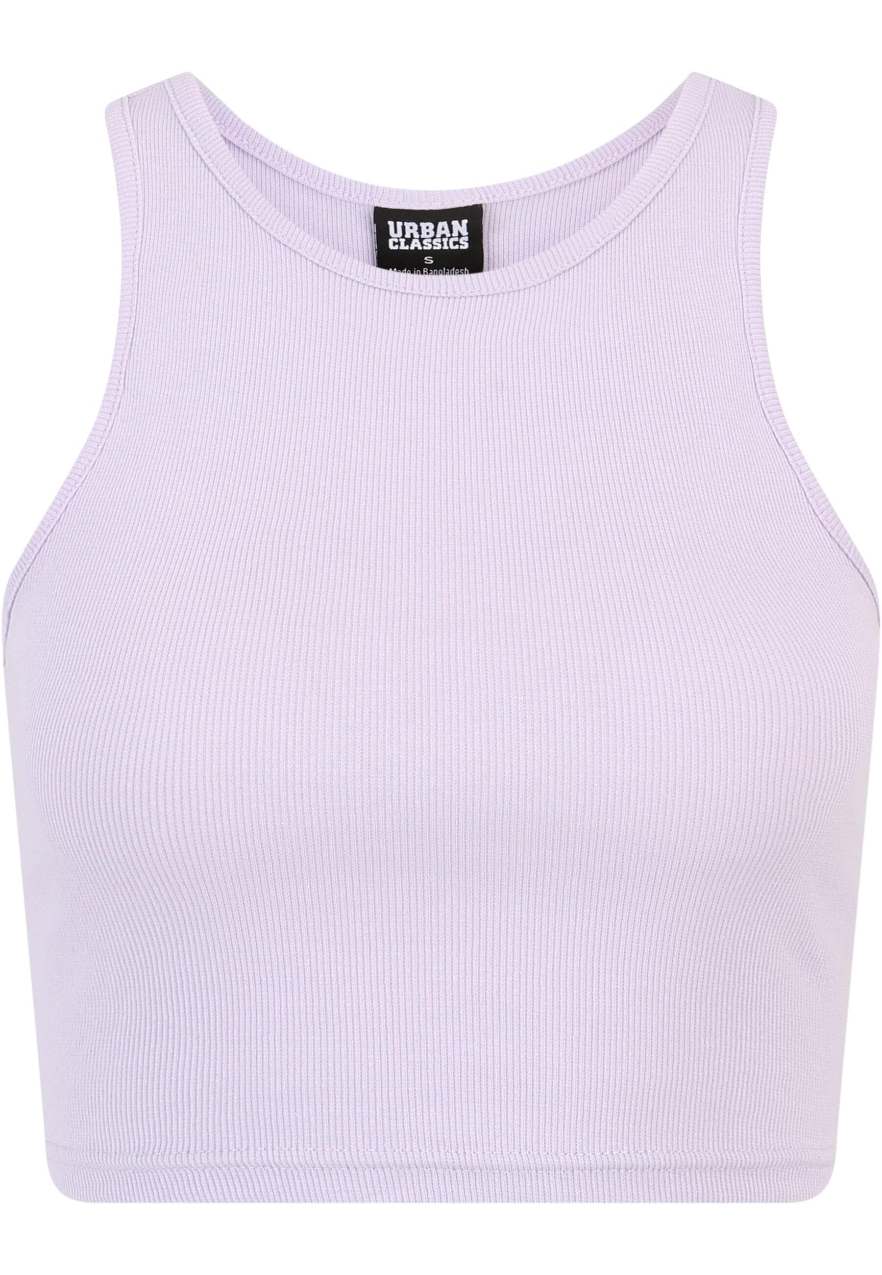 URBAN CLASSICS Muskelshirt »Urban Classics Damen Ladies Cropped Rib Top 2-Pack«