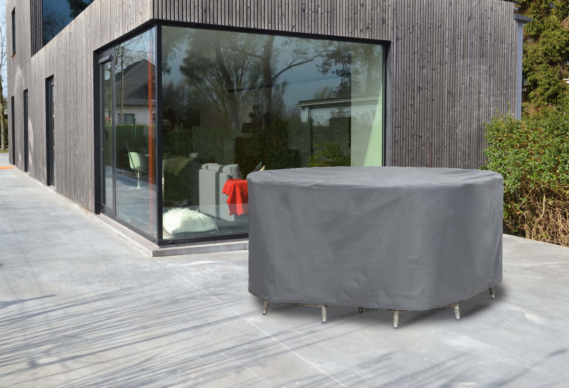 Best Gartenmöbel-Schutzhülle, für Möbelsets klein/small Ø200x85 cm