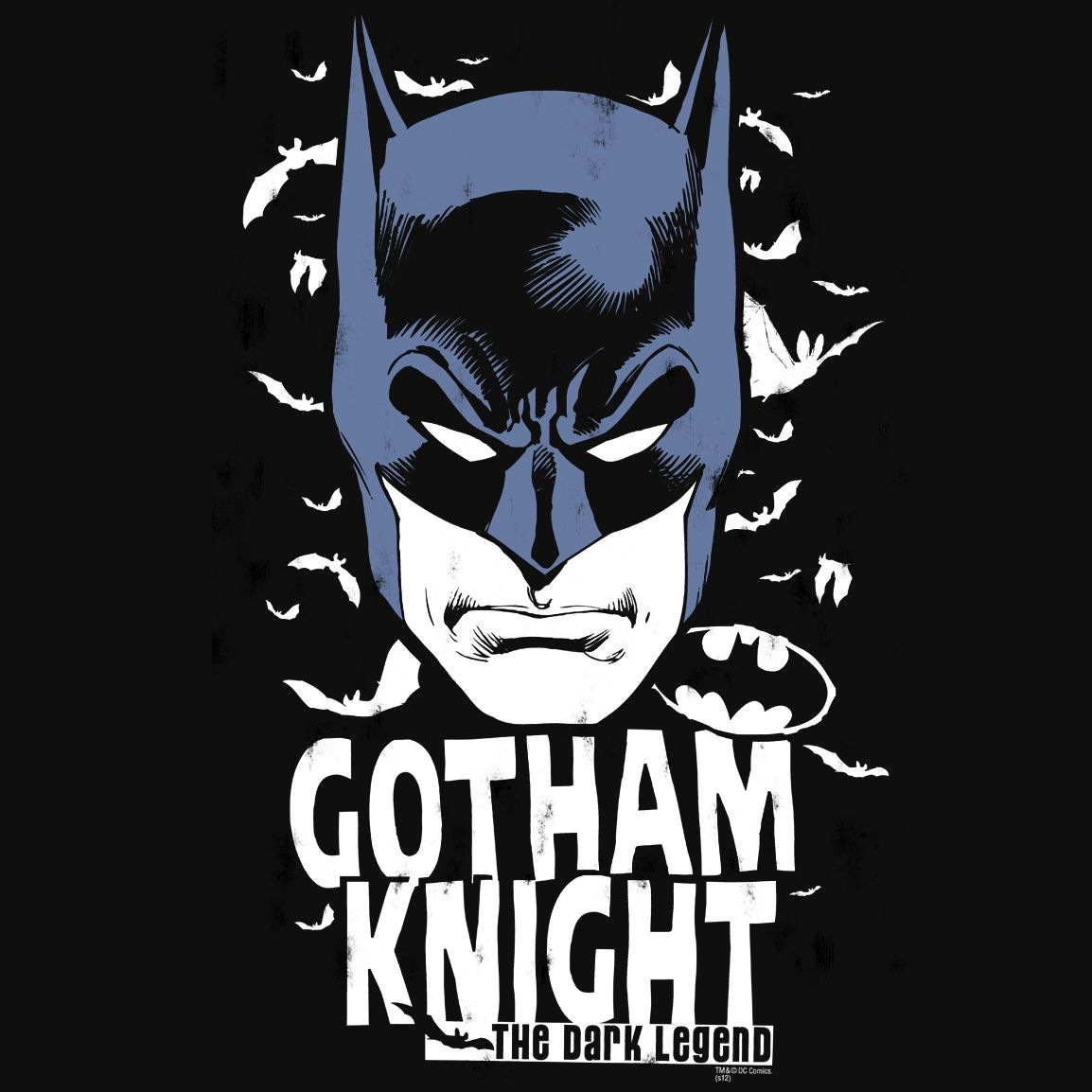 BAUR mit Knight«, Batman- | coolem Frontprint ▷ - Gotham »DC für T-Shirt - Batman LOGOSHIRT