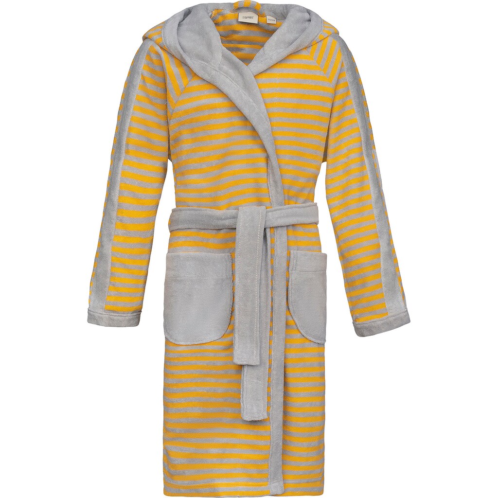 Esprit Kinderbademantel »Little Stripped Hoody«, (1 St.)