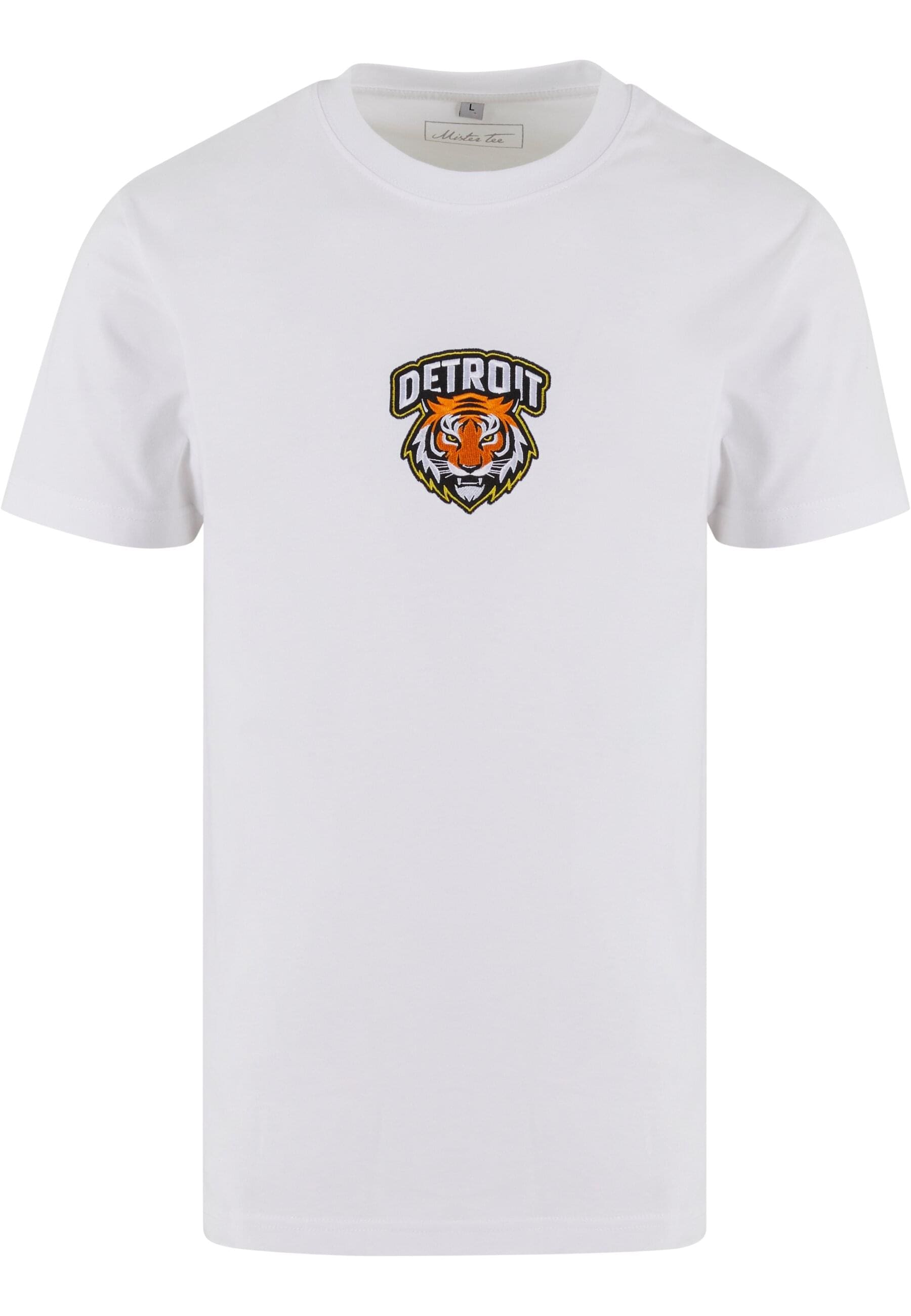 MisterTee T-Shirt "MisterTee Detroit Tiger Head Patch Tee" 1 Stk. tlg. günstig online kaufen