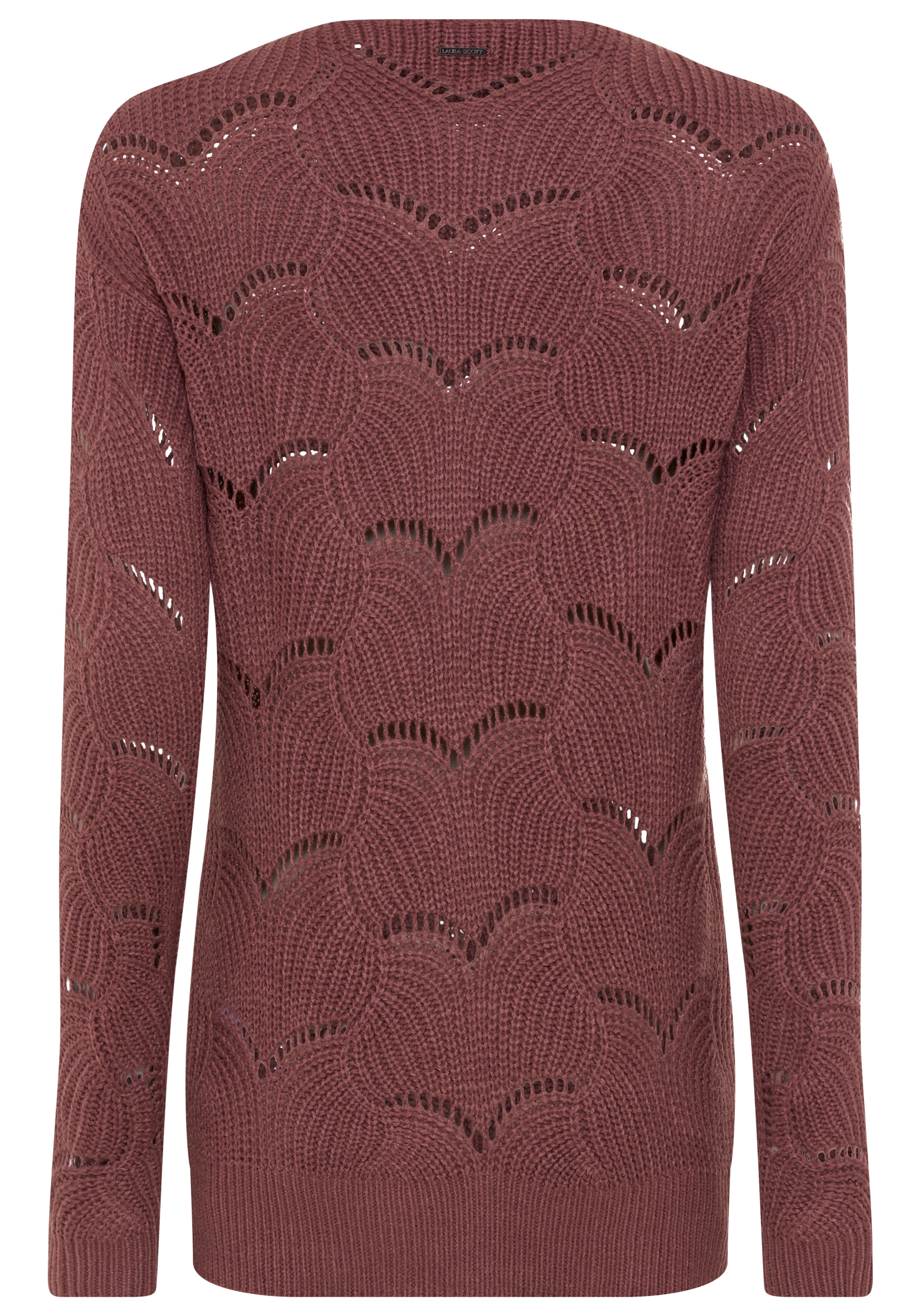 Laura Scott Ajourpullover, mit Lochmuster