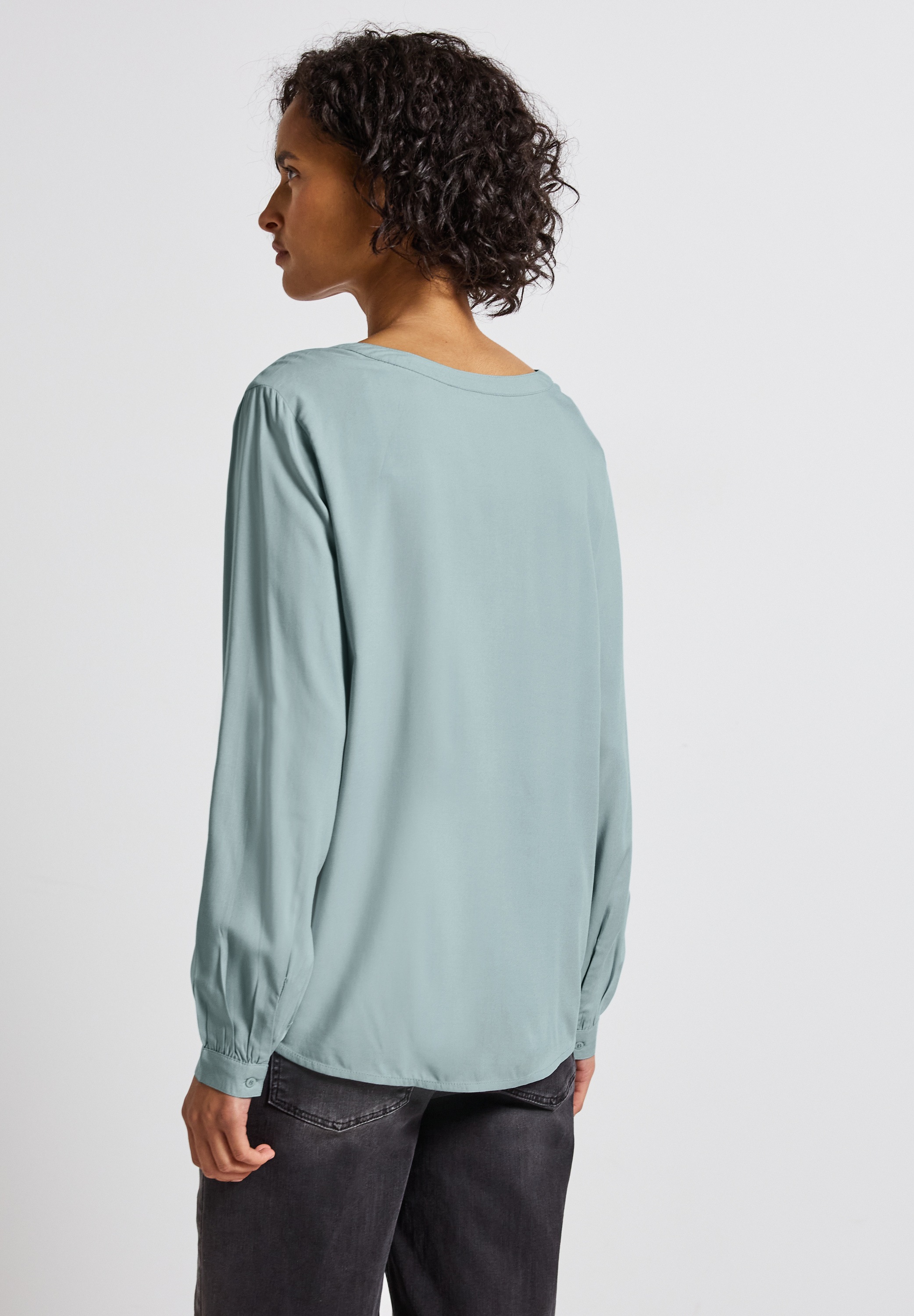 STREET ONE Langarmbluse, aus softer Viskose günstig online kaufen