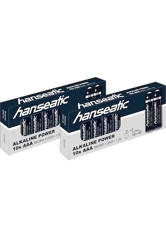 Hanseatic Batterie »20er Pack Alkaline Power AAA...