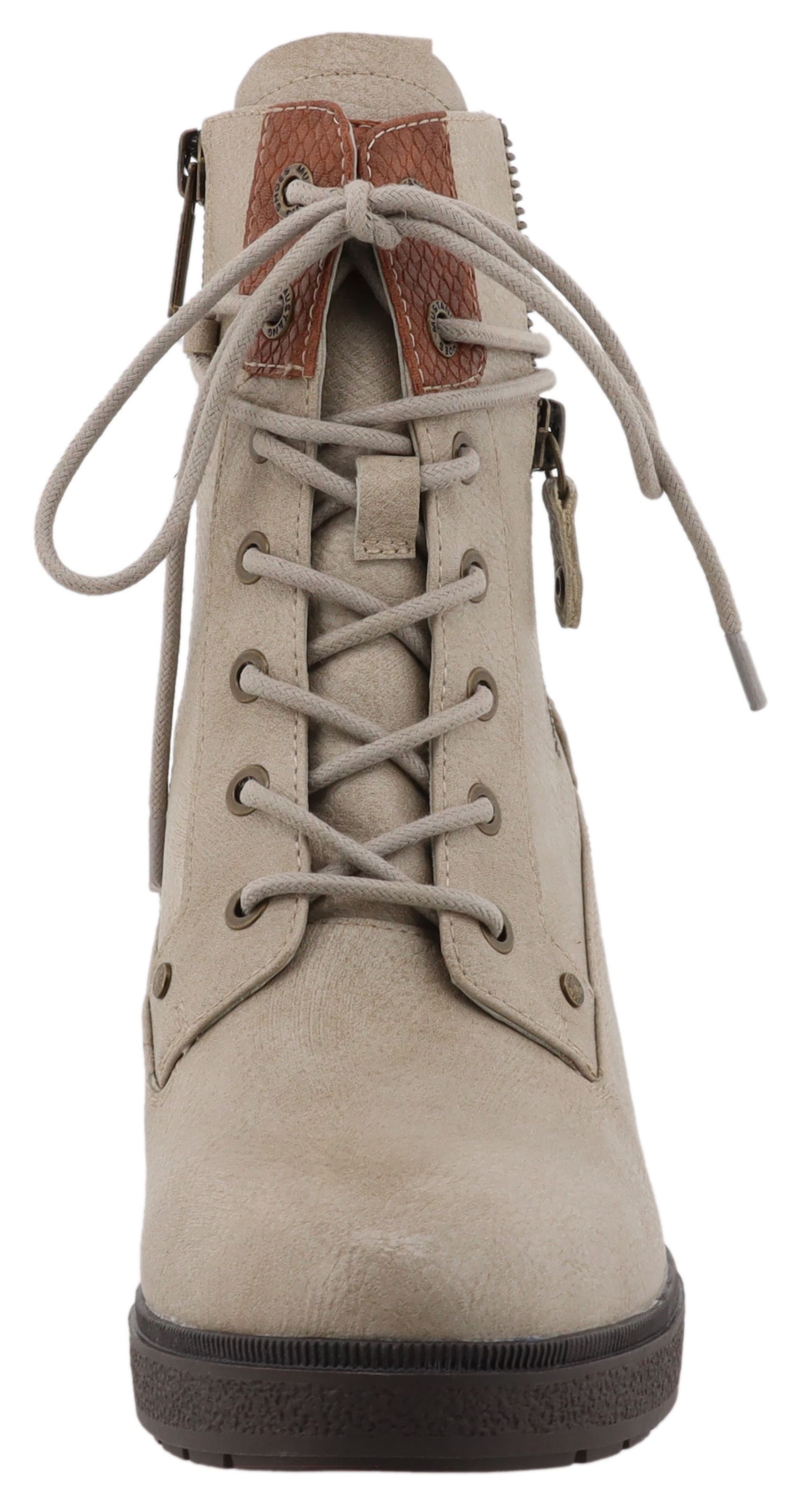 Mustang Shoes Winterstiefelette »Nana«  Schnürstiefelette mit wärmendem Textilfutter