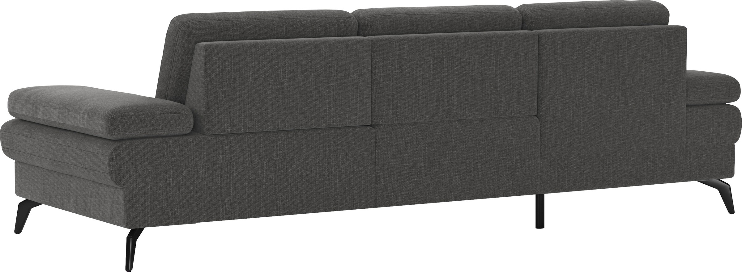 sit&more Ecksofa »Morris L-Form, inkl. Sitztiefenverstellung«, wahlweise mit Armteilverstellung, Bettfunktion & Bettkasten