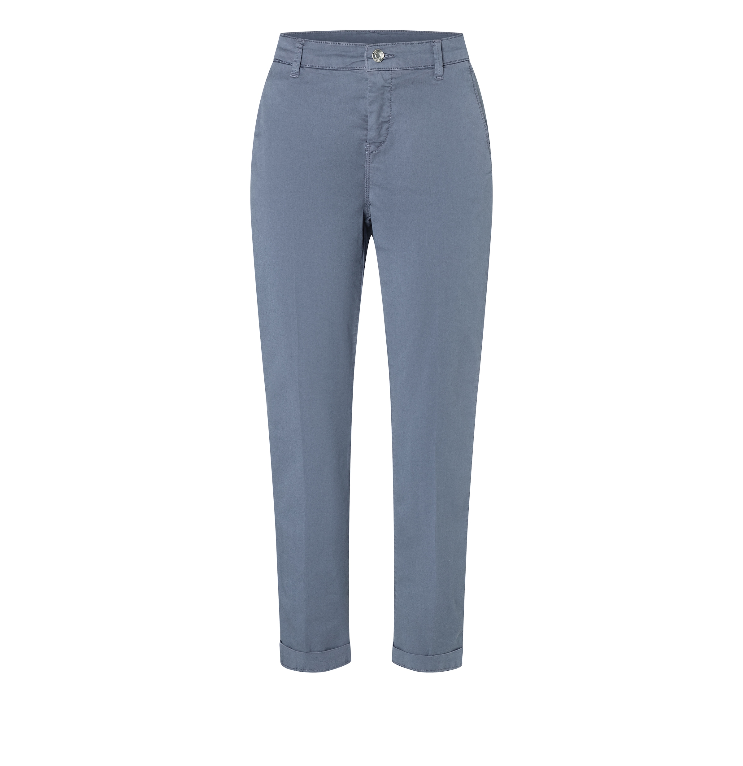 MAC Chinohose »CHINO turn up«, mit dezentem Glanz, elegant und sportiv zugleich