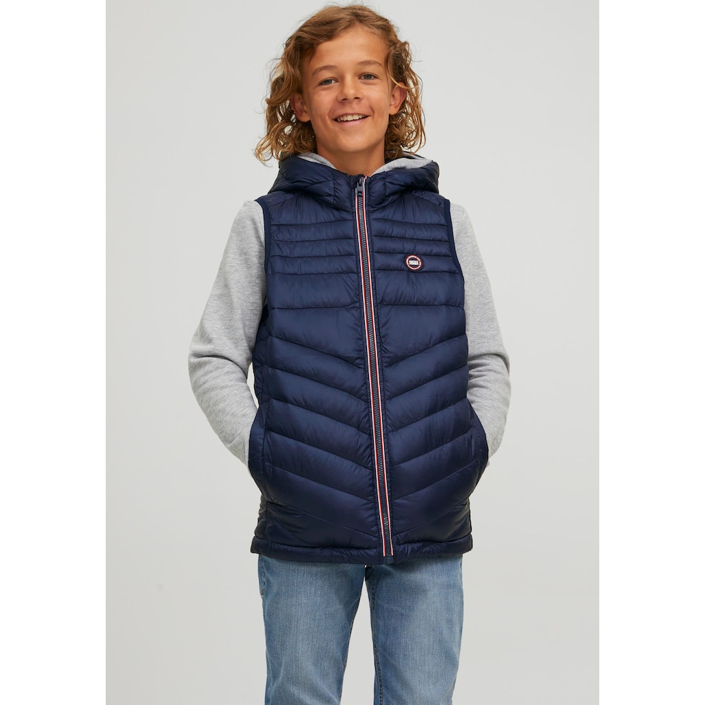 Jack & Jones Junior Steppweste »JJEHERO BODYWARMER HOOD NOOS JNR«