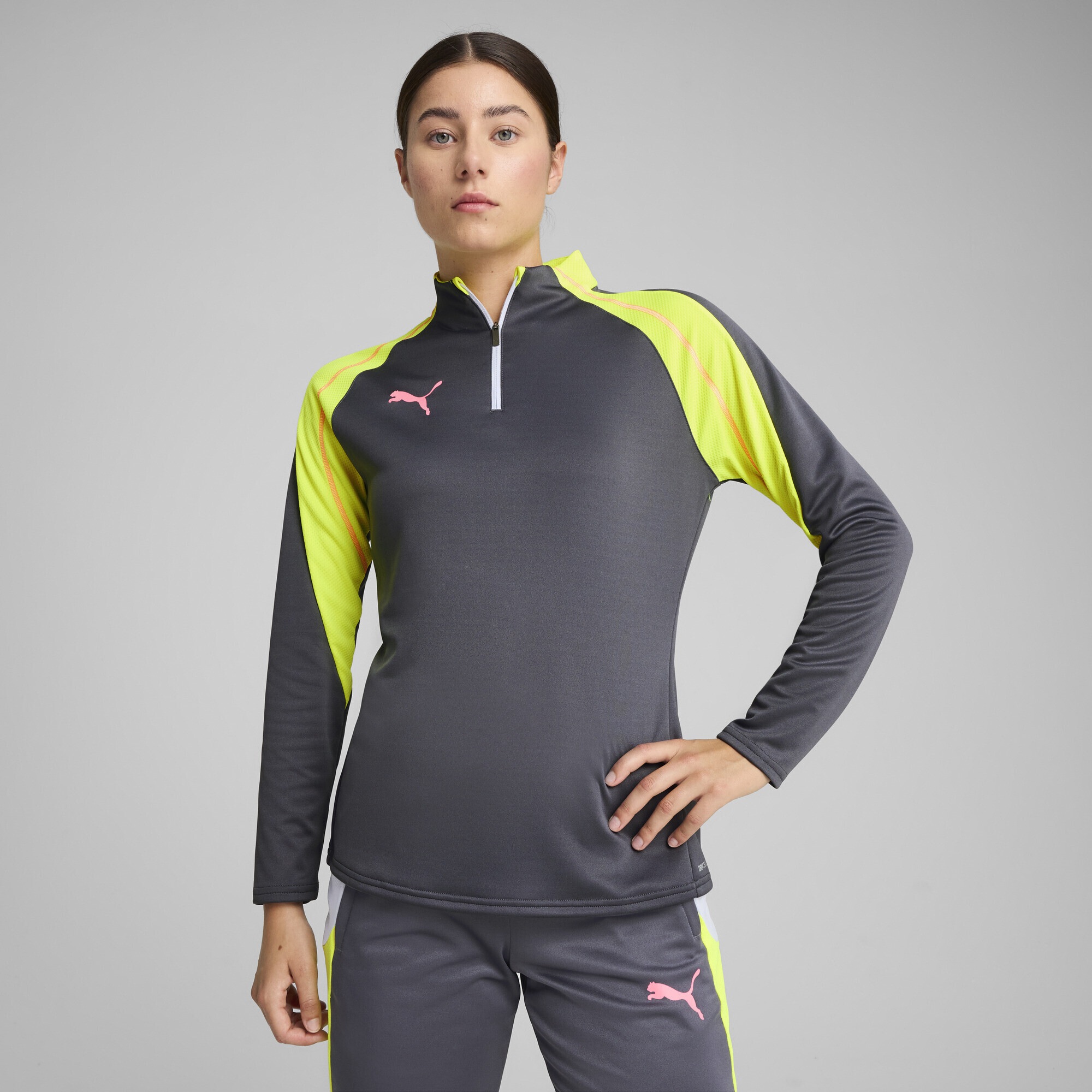 PUMA Trainingsjacke »IndividualBLAZE Fußballtop mit viertellangem Reißverschluss«
