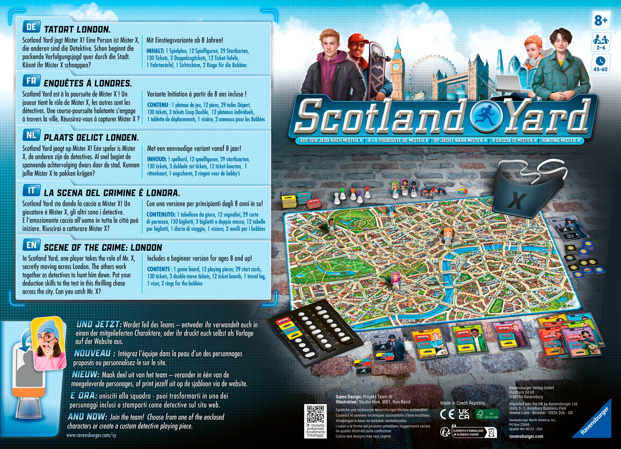 Ravensburger Spiel »Scotland Yard«, Made in Europe