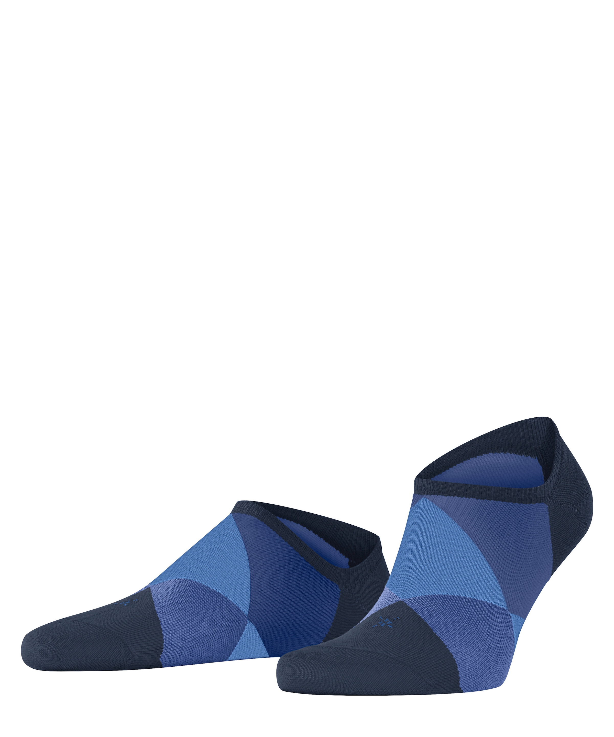 Burlington Sneakersocken "Clyde" Einheitsgröße 40-46, Argyle-Muster, eingestrickte Burlington-Raute
