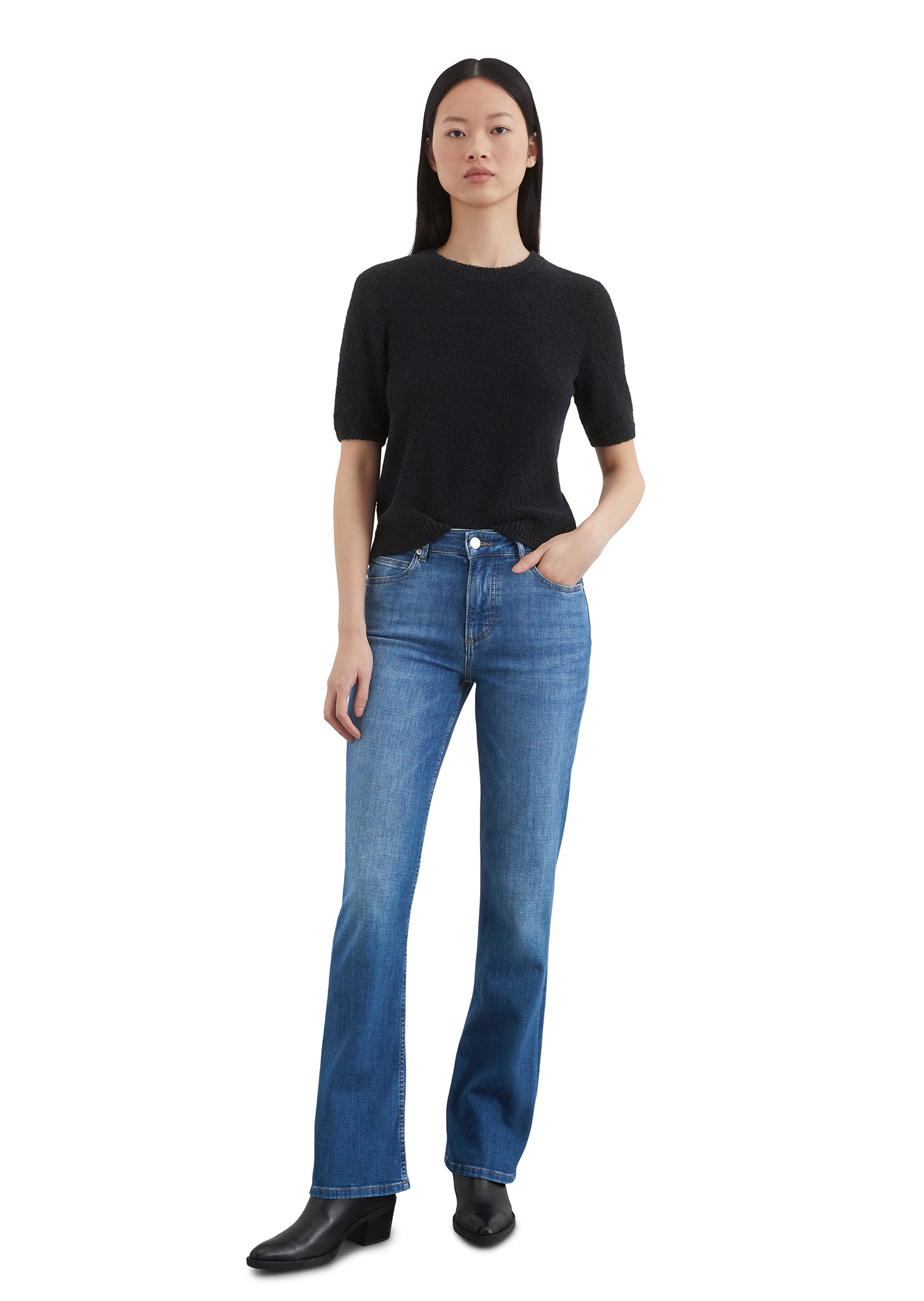 Marc O'Polo Schlagjeans »aus Cashmere Touch Denim«