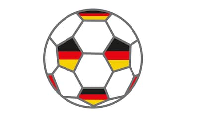 Wandtattoo »Fußball + Deutschland Fahnen«, (1 St.)