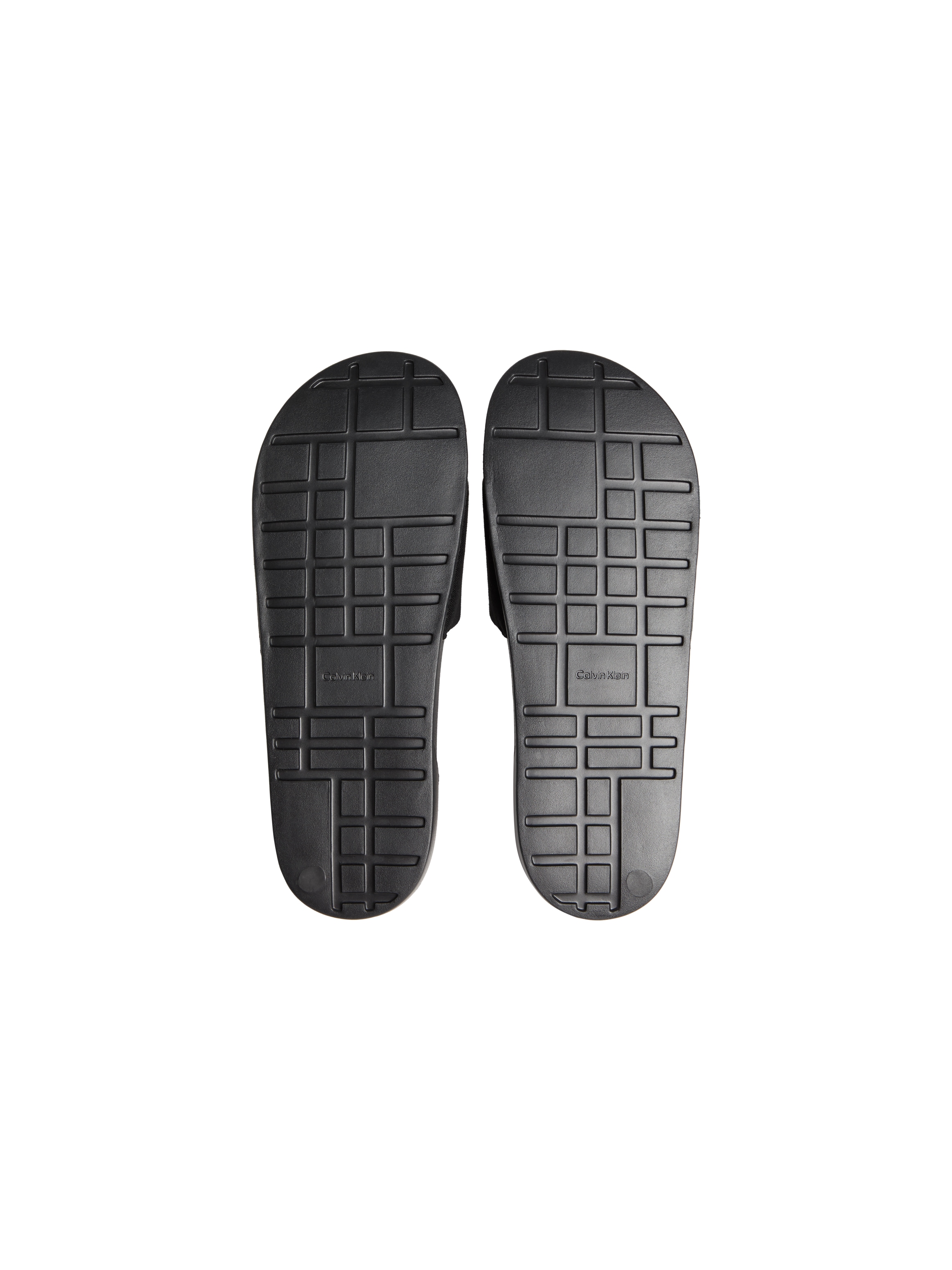 Calvin Klein Badepantolette »ESS SLIDE HF MONOGRAM CV«  Sommerschuh, Strandschuh, Badeschuh, Flat mit Logo-Emblem