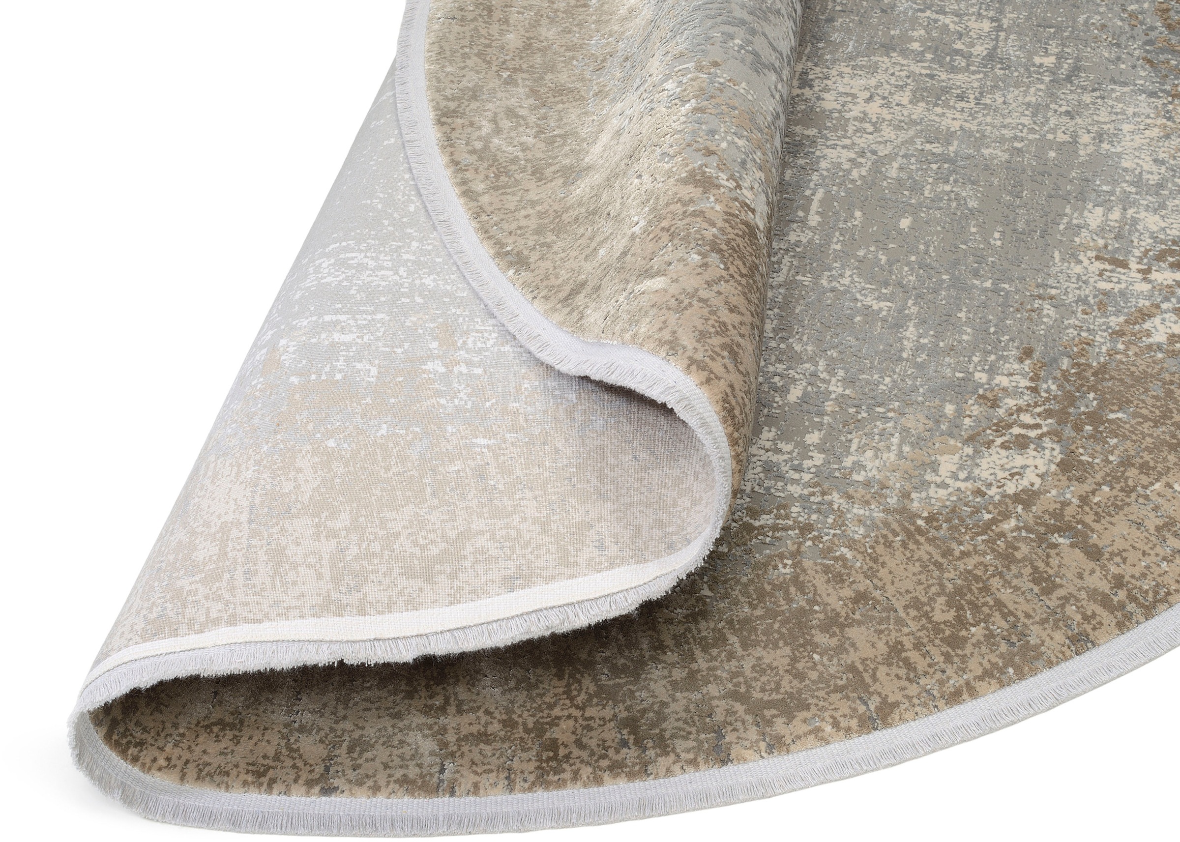 WK Wohnen Border Rug Brown 200cm 3