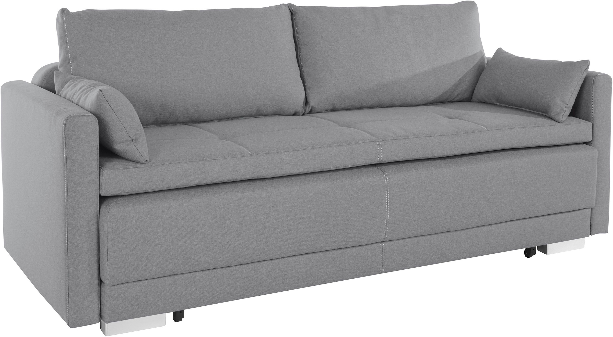 Thumbnail - OTTO home Schlafsofa "Berlin" mit Boxspringaufbau, Bettfunktion & Bettkasten, Dauerschlafsofa