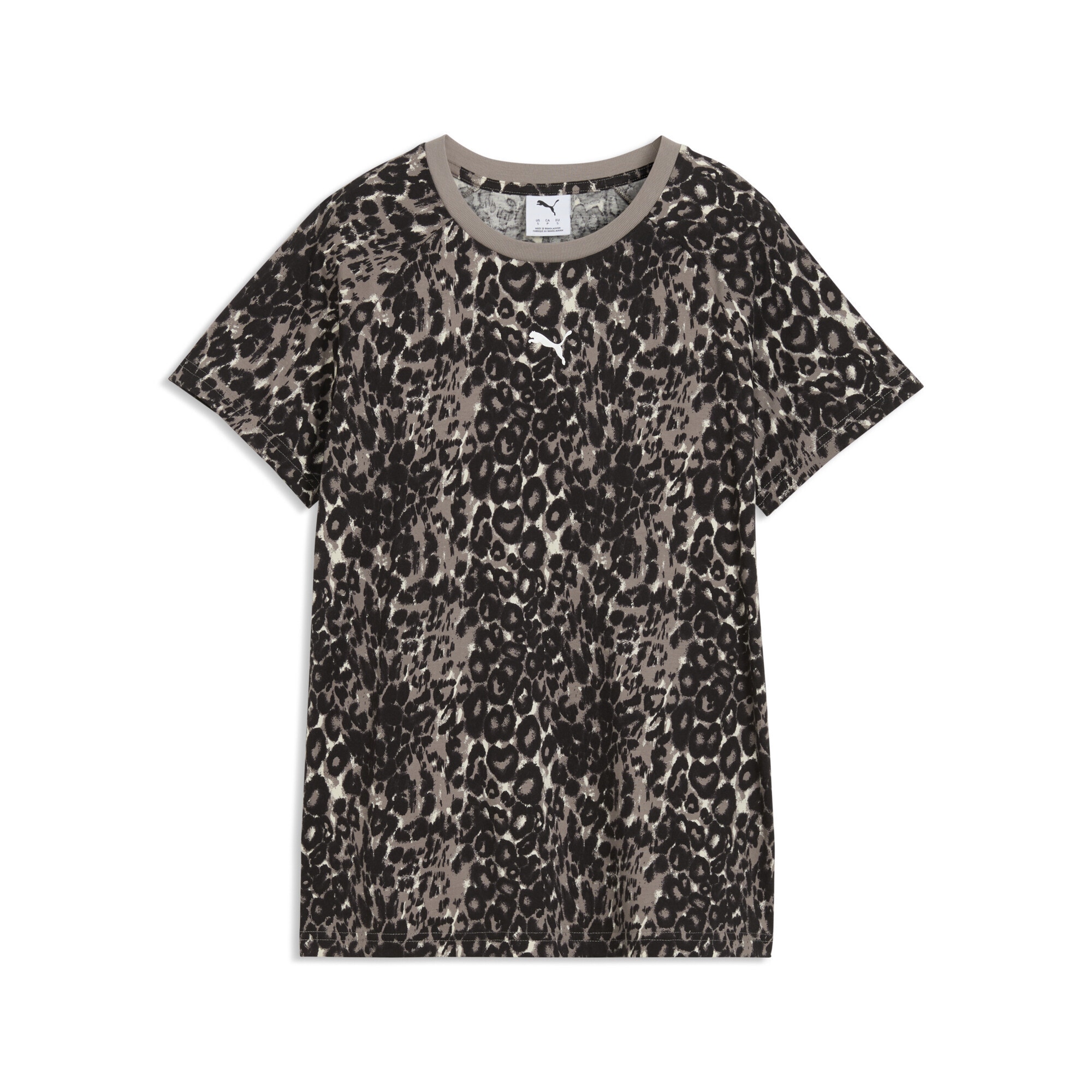PUMA "Graphics T-Shirt mit Animal-Print Damen"