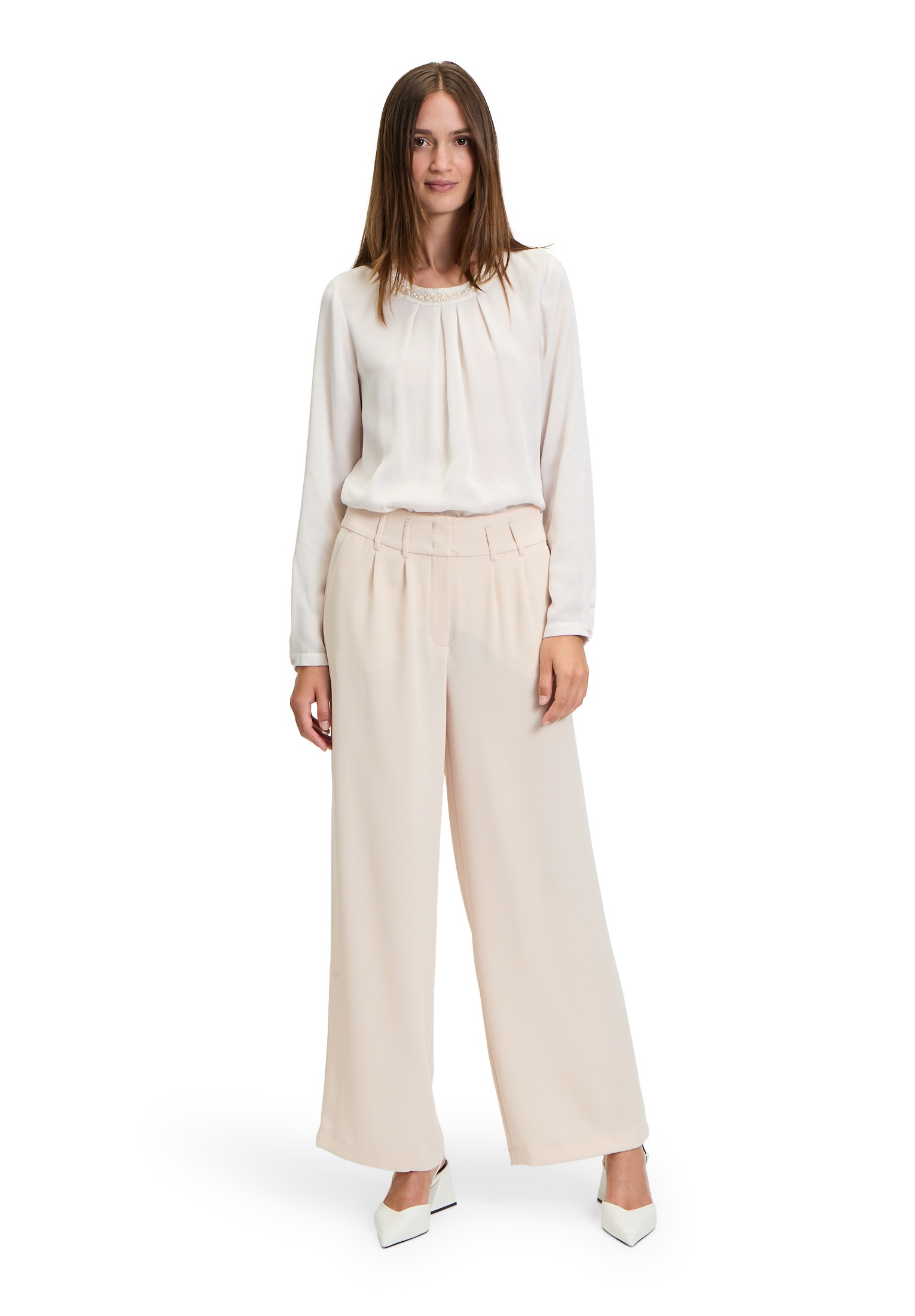 Betty&Co Schlupfbluse »Betty & Co Damen Schlupfbluse mit Perlen«