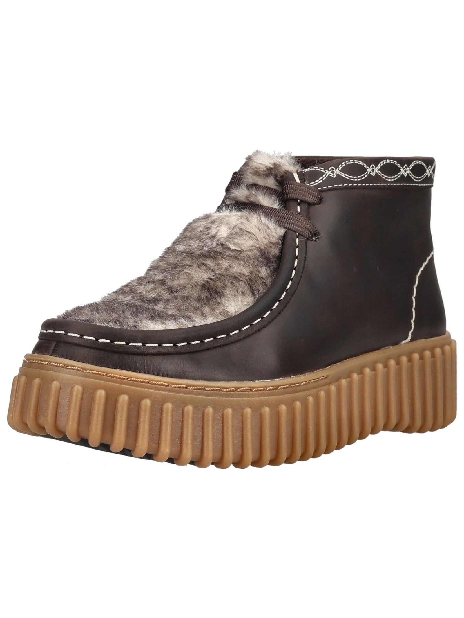Clarks Schnürstiefelette "Clarks Stiefelette Leder"