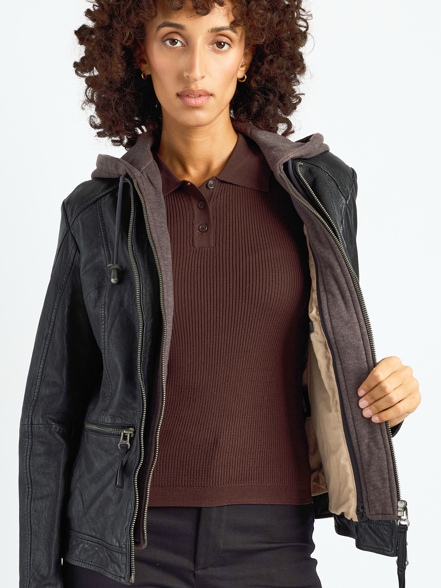 Maze Lederjacke »Brayford«