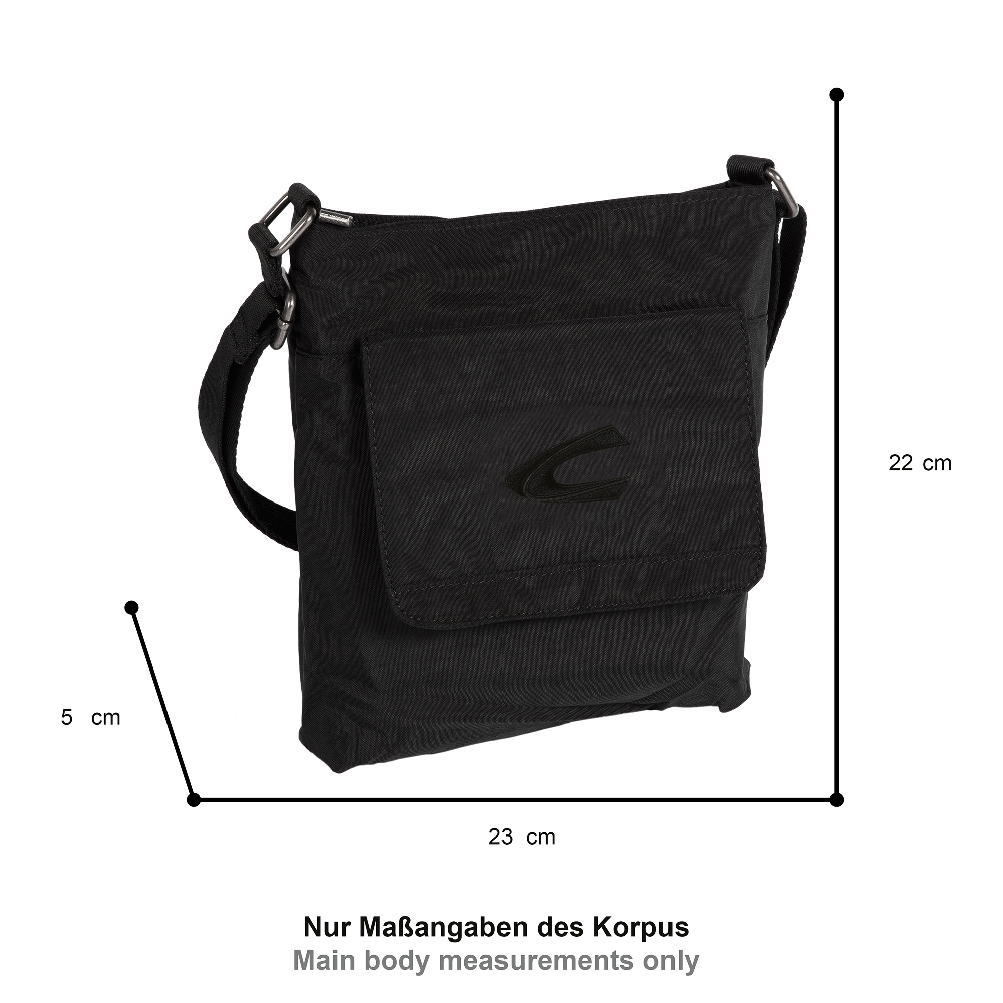 camel active Umhängetasche »Journey« aus leichtem robusten Nylon, funktional perfekt für alle Lebenslagen