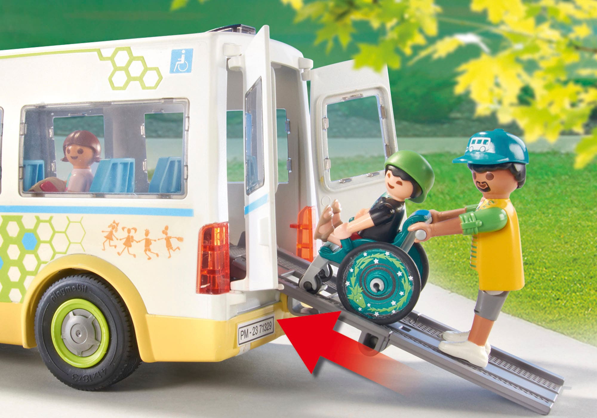 Playmobil® Konstruktions-Spielset »Schulbus (71329), My City Life«, (53 St.), Made in Europe