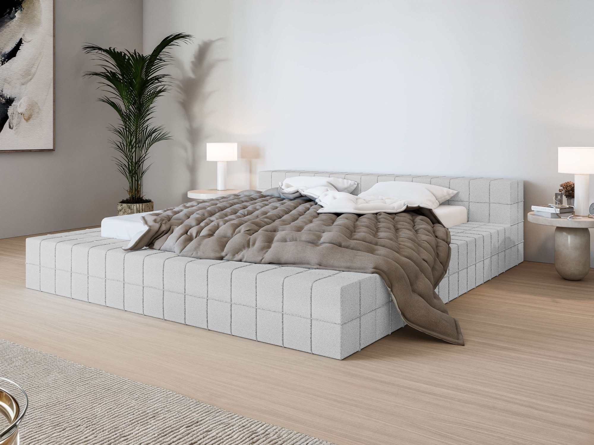 Home affaire Polsterbett "VENDY wahlweise mit Matratze und Topper, in 3 Bre günstig online kaufen