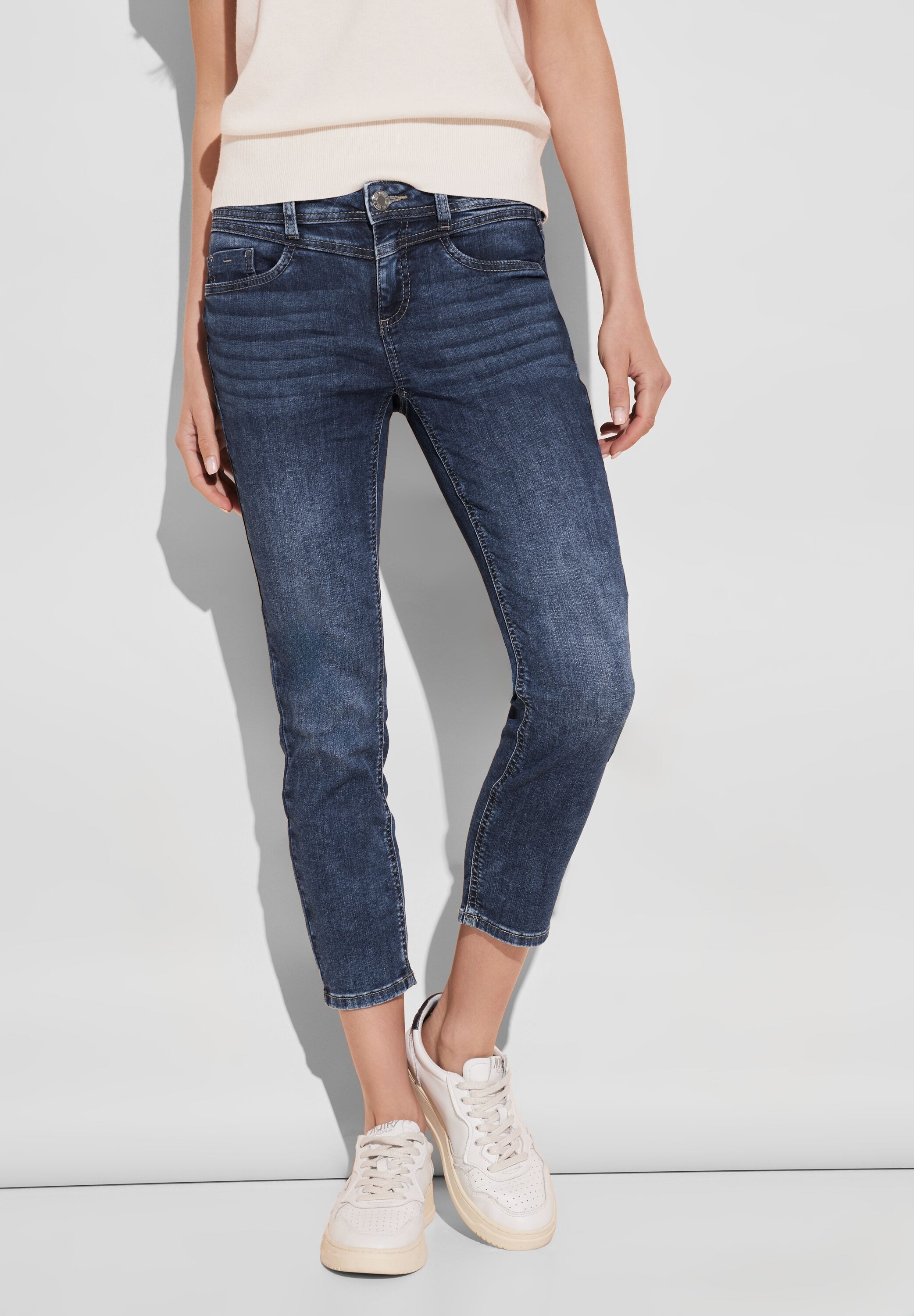 STREET ONE Gerade Jeans, Middle Waist günstig online kaufen