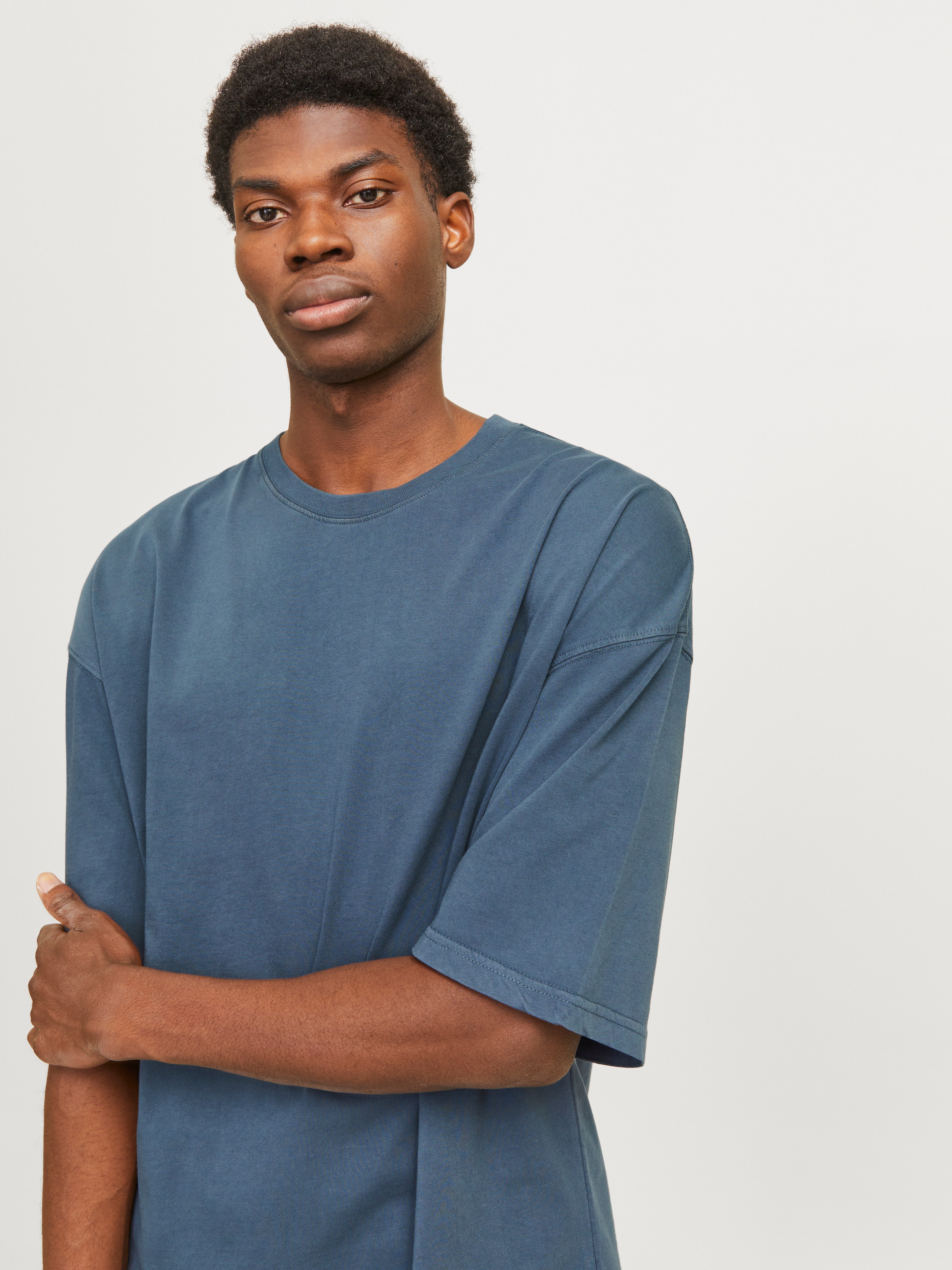Thumbnail - Jack & Jones Rundhalsshirt "JJECHARGE FADED TEE O-NECK NOOS", mit Rundhalsausschnitt