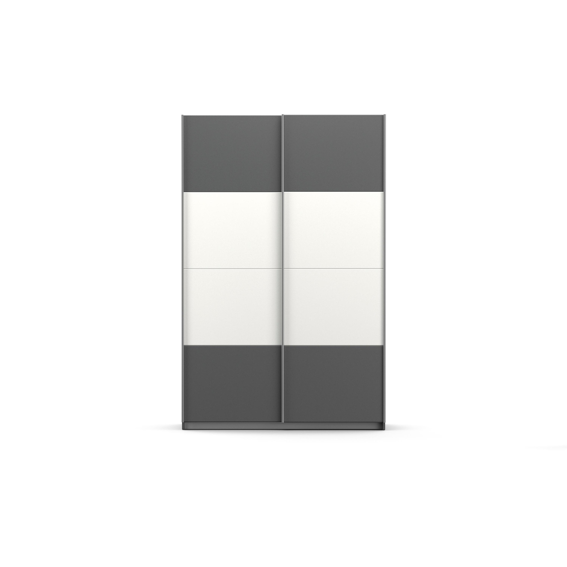 rauch Schwebetürenschrank »Quadra Bestseller Schlafzimmerschrank in vielen Breiten«, Kleiderschrank Garderobenschrank Schrank mit Glaselementen