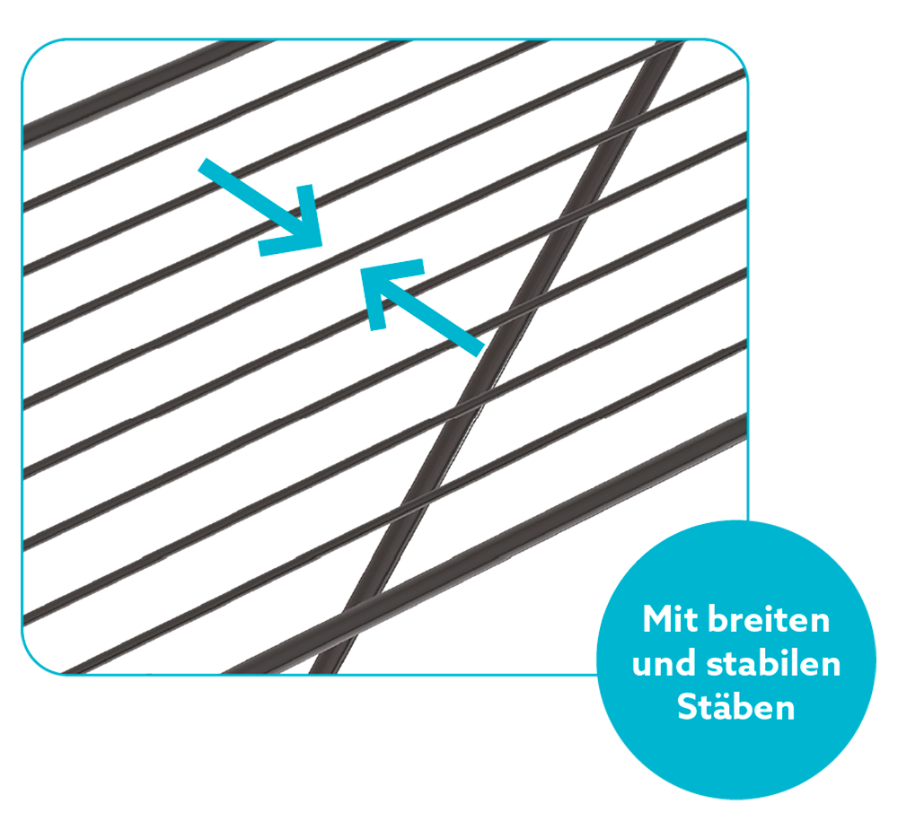 Bischof Flügelwäschetrockner »Robust«, (1 tlg.), sehr stabil und dennoch leicht, 20 m Trockenlänge