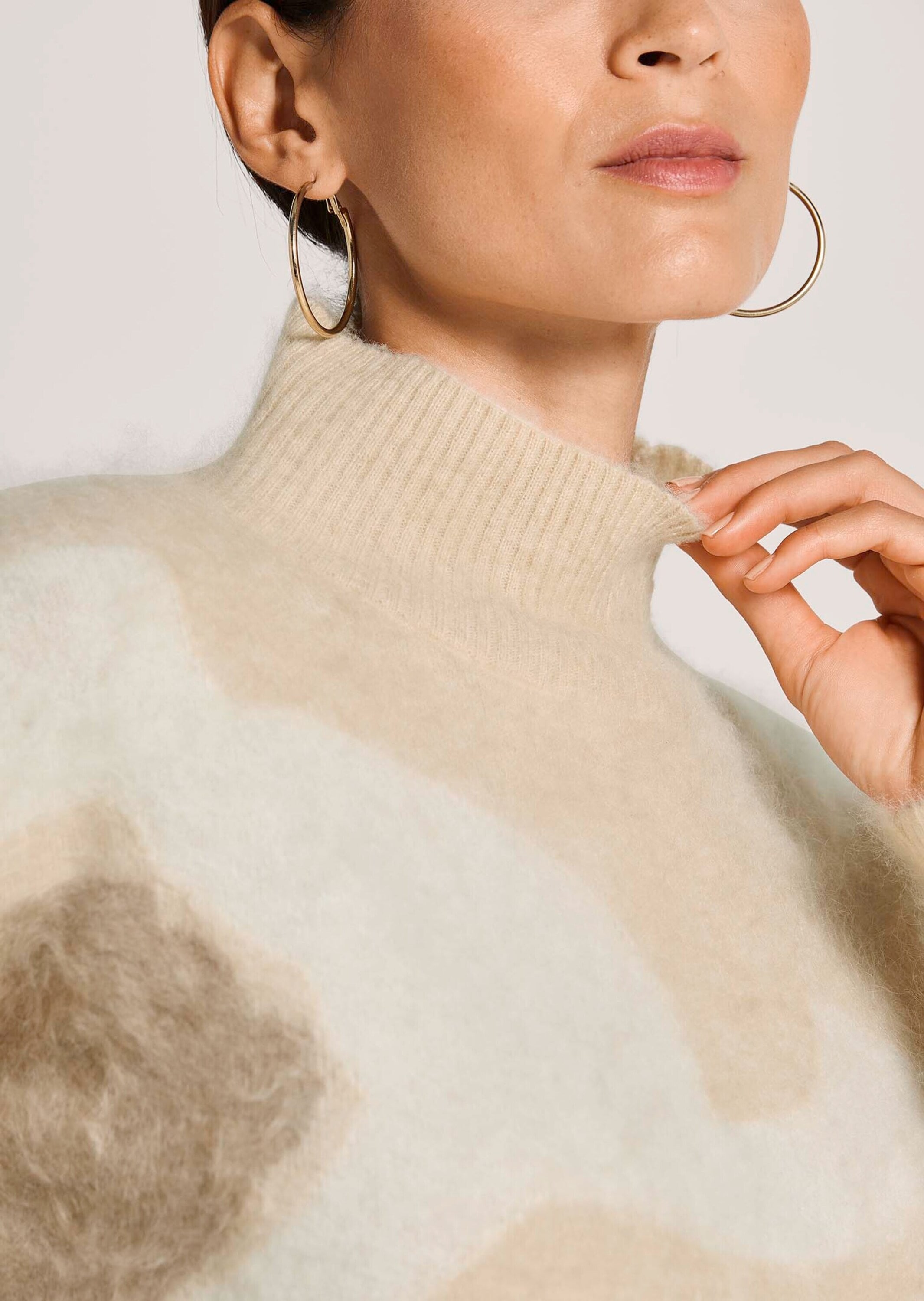 MADELEINE Longpullover »Pullover Gebrushter Kaschmirpullover«