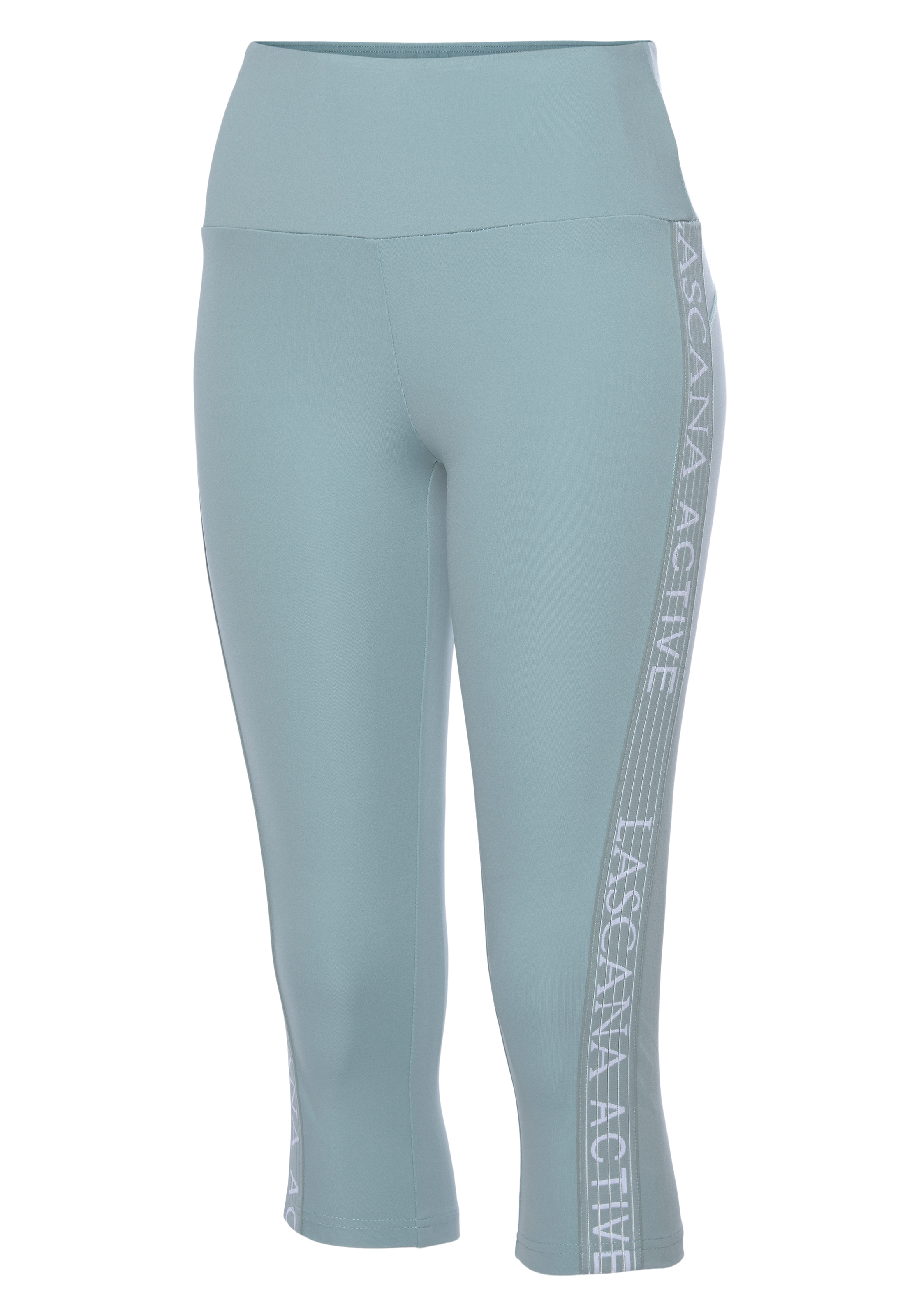 LASCANA ACTIVE Caprileggings, mit seitlichem Logotape