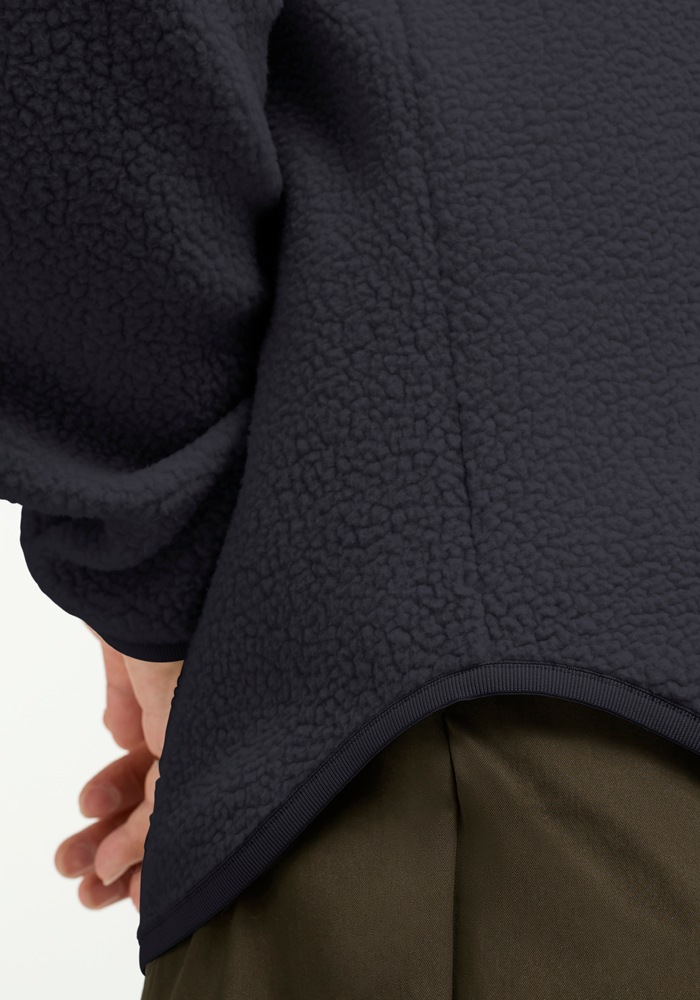 Jack Wolfskin Lite Curl FZ W Fleece Jacket Black Navy XXL 5