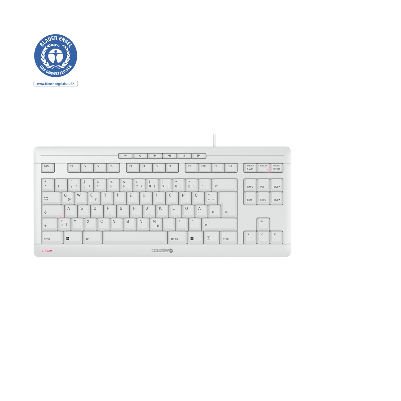 Cherry Tastatur »STREAM KEYBOARD TKL«