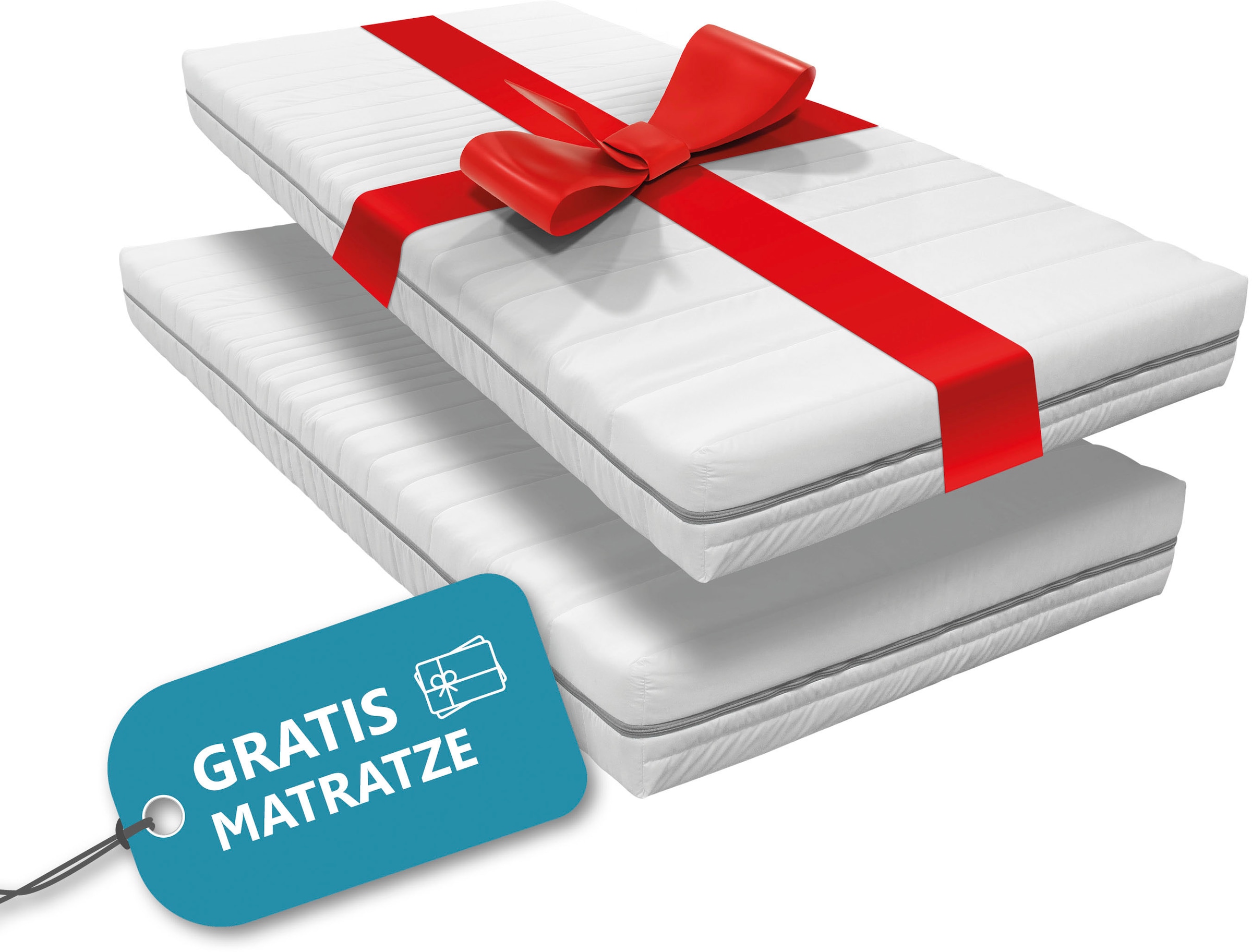 Beco Komfortschaummatratze "2 für 1", 21 cm hoch, Raumgewicht: 28 kg/m³, (2 günstig online kaufen