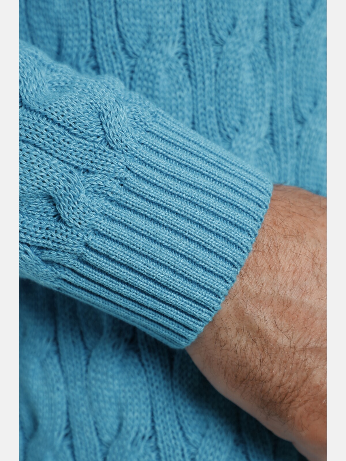 Charles Colby Strickpullover »Pullover EARL HAILY«, (1 tlg.), im stylischen Zopfmuster