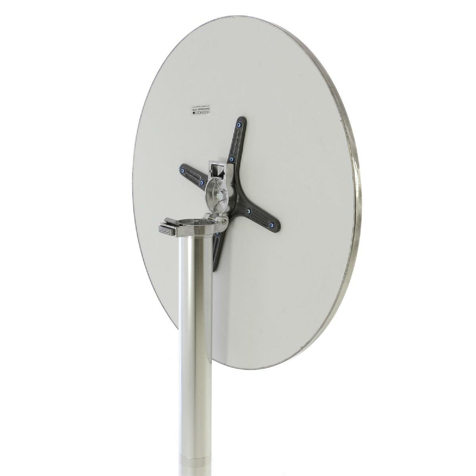 Gartentisch VCM "Stehtisch Bistrotisch klappbar Edelstahl Aluminium", silber, Tische, Gartentisch 3