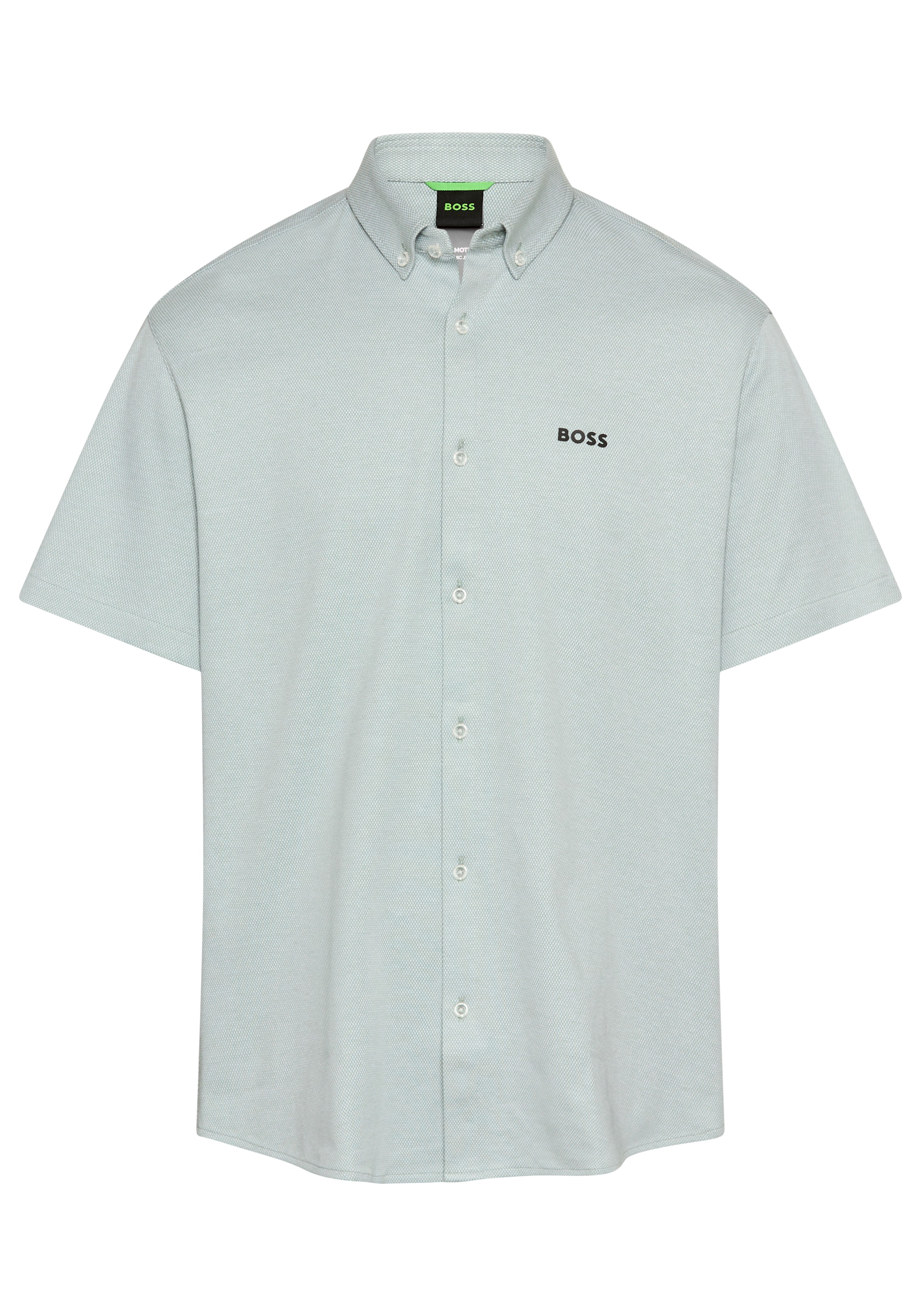 BOSS GREEN Kurzarmhemd »B_MOTION_S«, mit Logoschriftzug auf der Brust