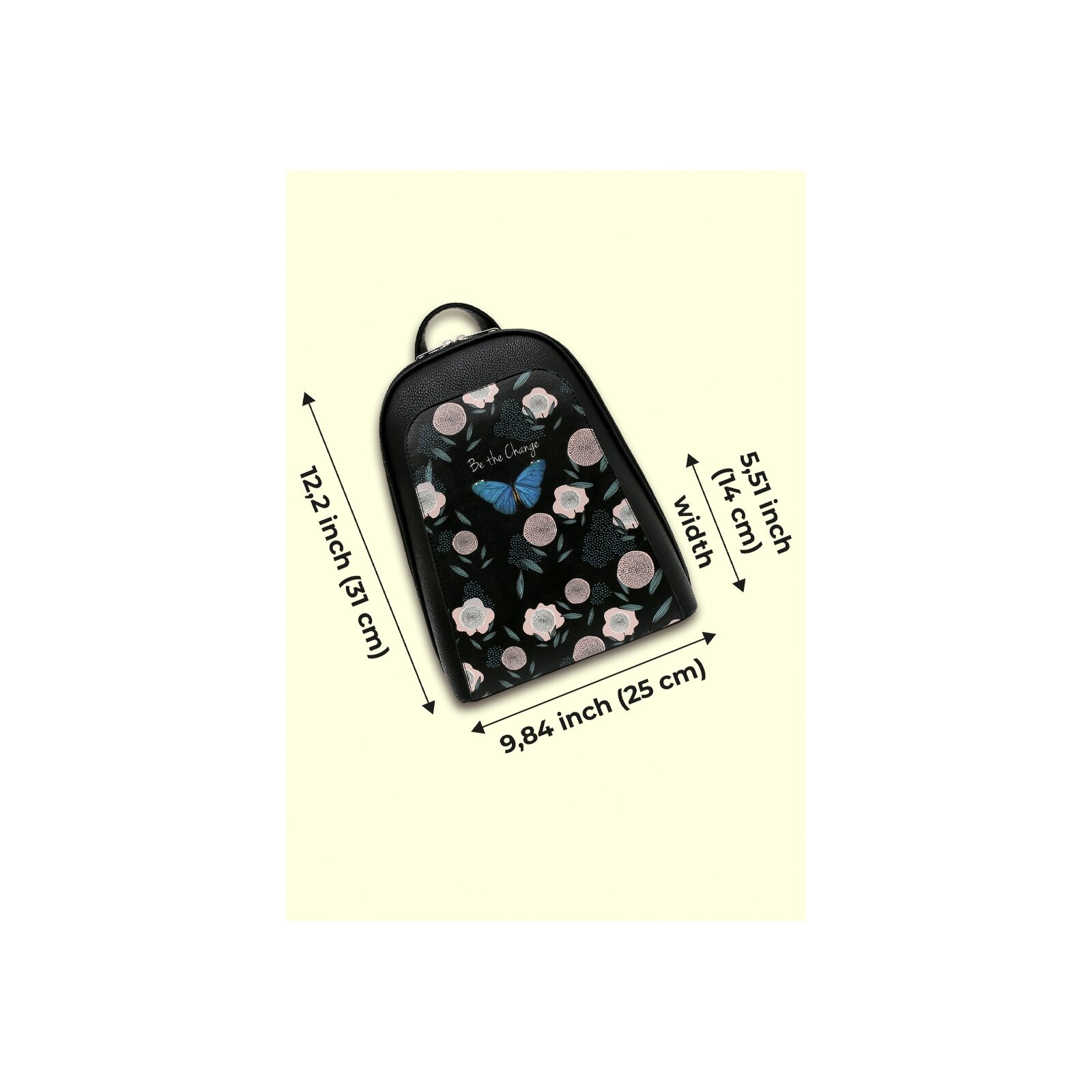 DOGO Tagesrucksack »Tidy Bag Be The Change Damen Rucksäcke (Fashion) / Neutral«