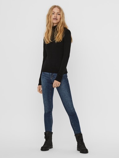 Thumbnail - Vero Moda "VMGLORY LS ROLLNECK BLOUSE GA NOOS"