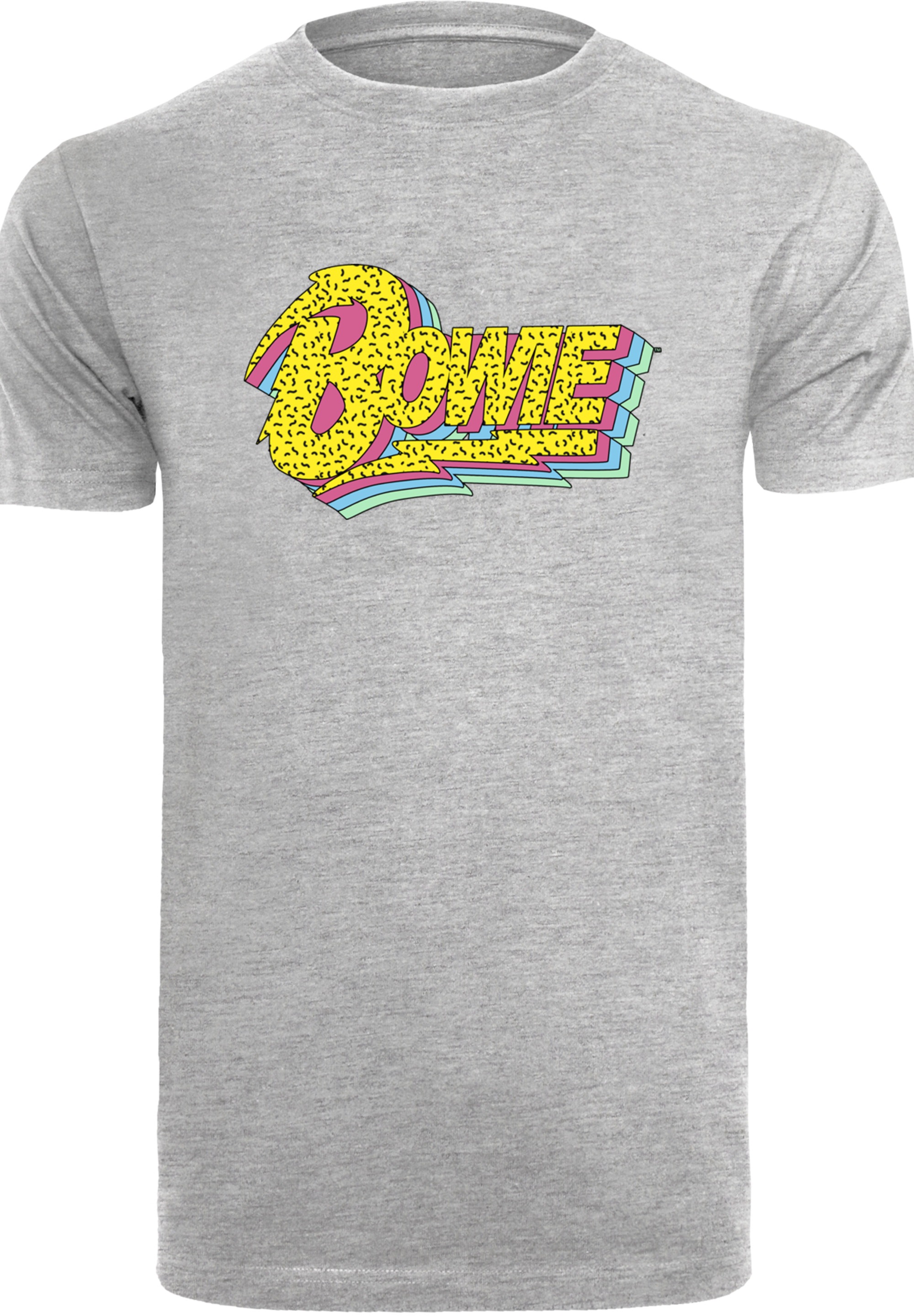 F4NT4STIC T-Shirt »David Bowie Moonlight 90s Logo«, Print