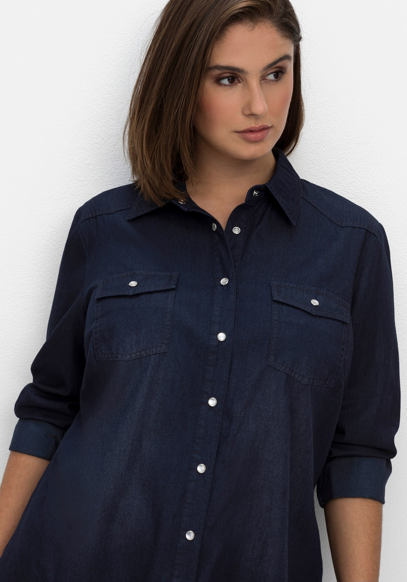 Sheego Jeansbluse günstig online kaufen