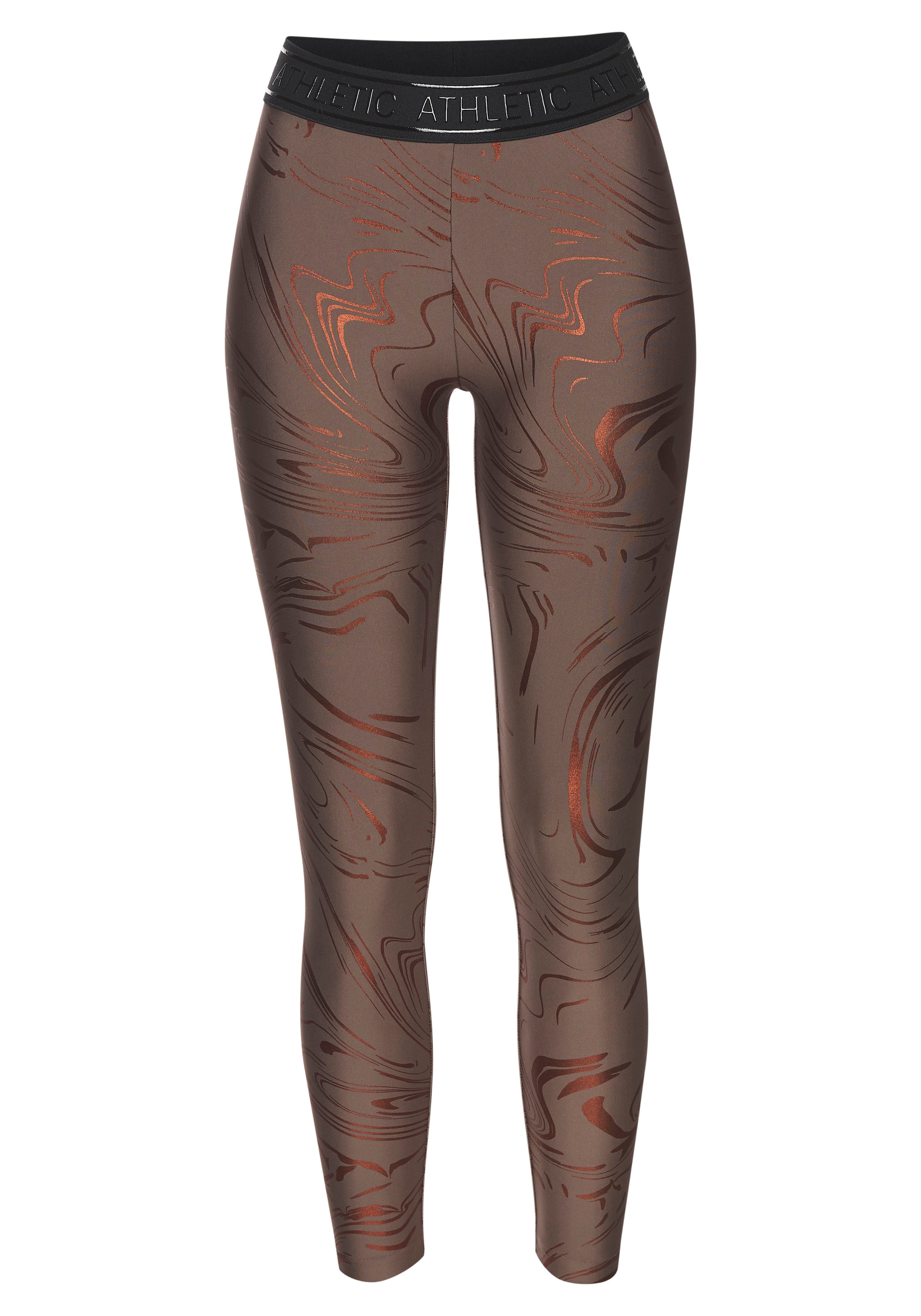 LASCANA ACTIVE Funktionsleggings, Sportleggings mit glänzendem Print und 3D günstig online kaufen