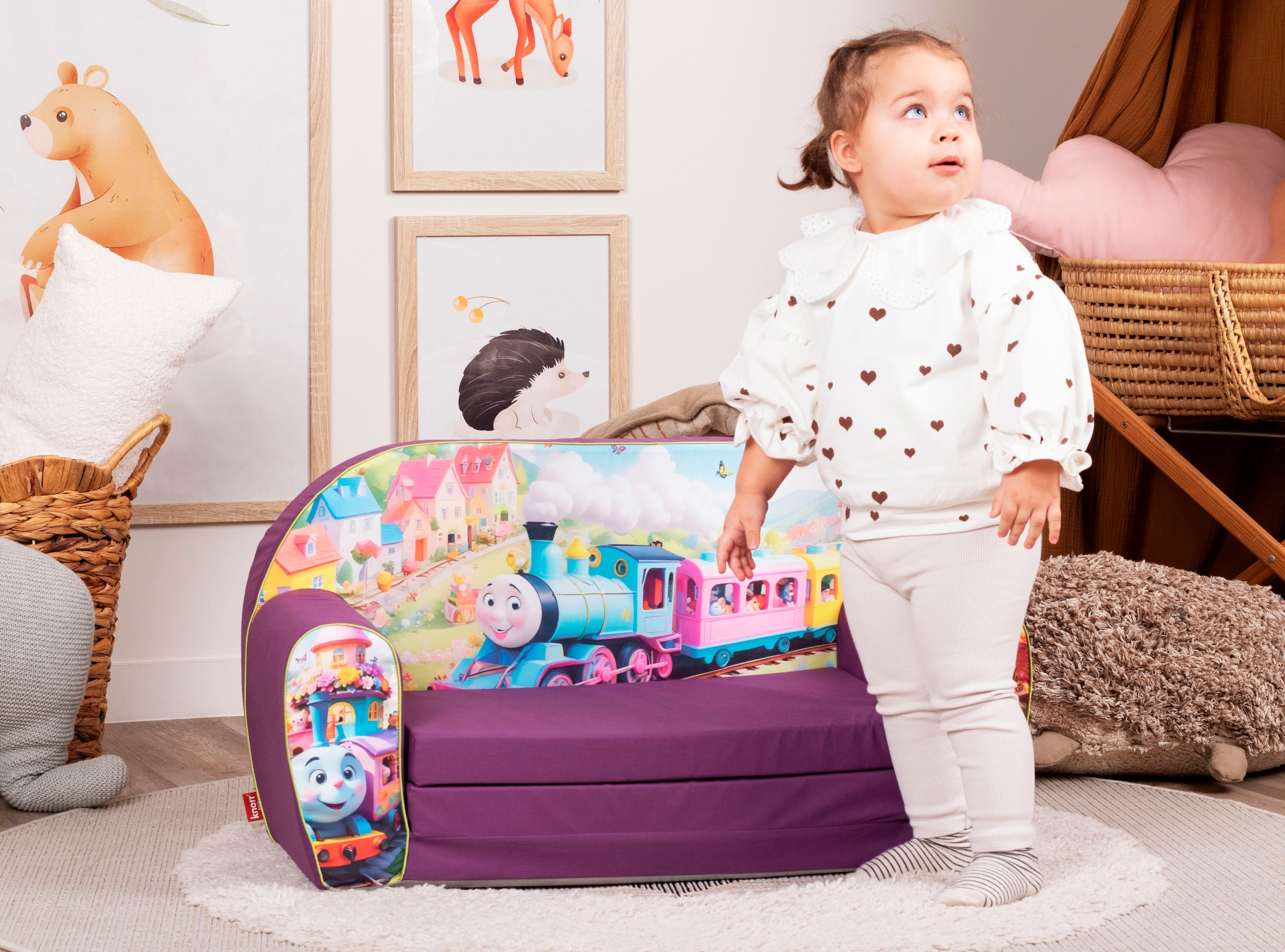 Knorrtoys® Sofa »Happy train« für Kinder; Made in Europe