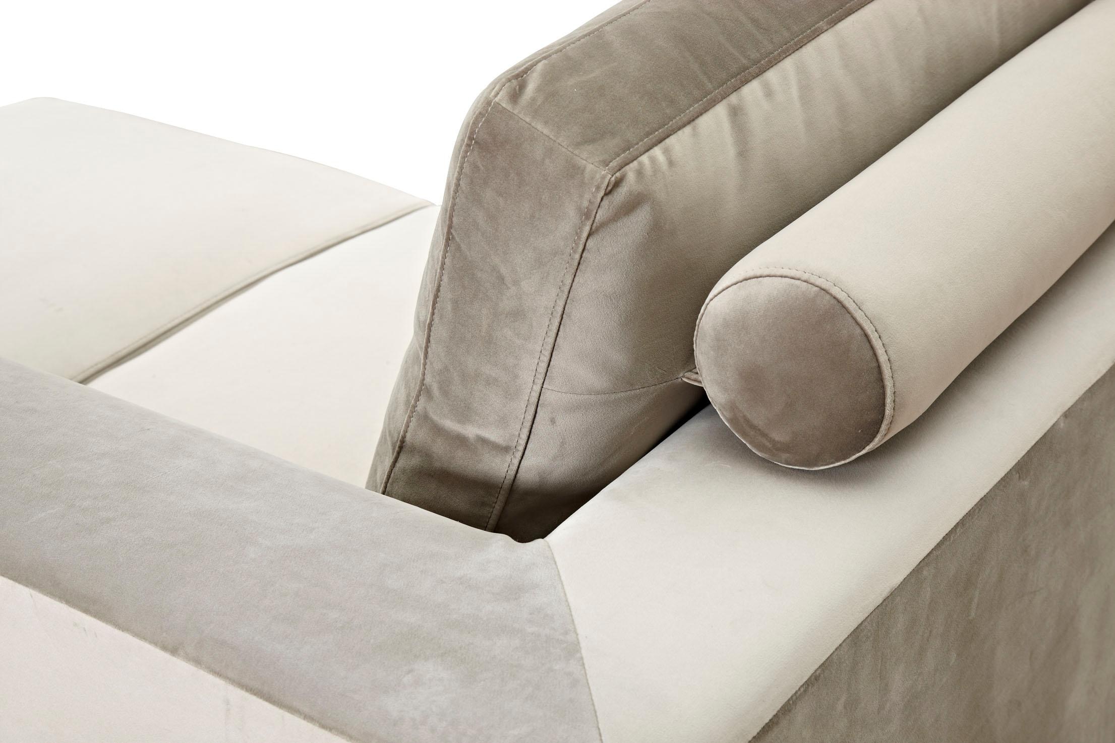 ATLANTIC home collection Ecksofa »L-Form«, mit Federkern