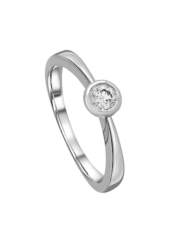 ONE ELEMENT Diamantring »0.1 ct Diamant Brillant Z...