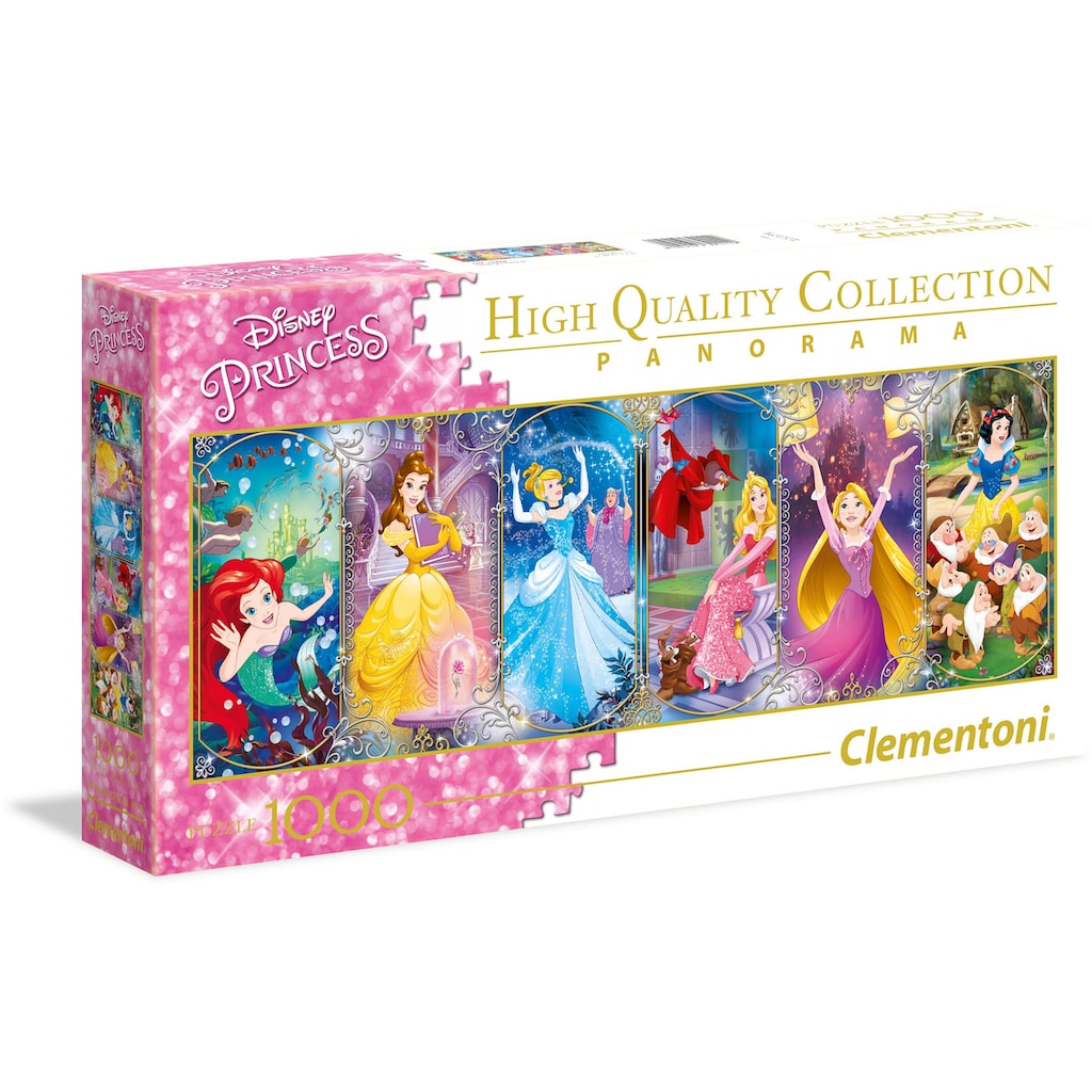 Clementoni® Puzzle »Panorama High Quality Collection, Disney Princess«