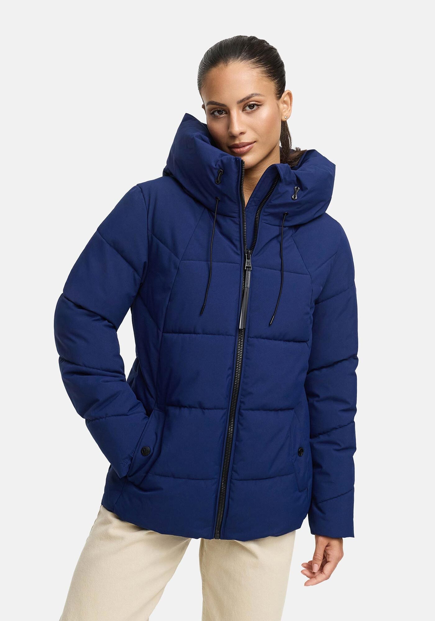 Marikoo Winterjacke »Kuscheltatze«, mit extra hohem Kragen